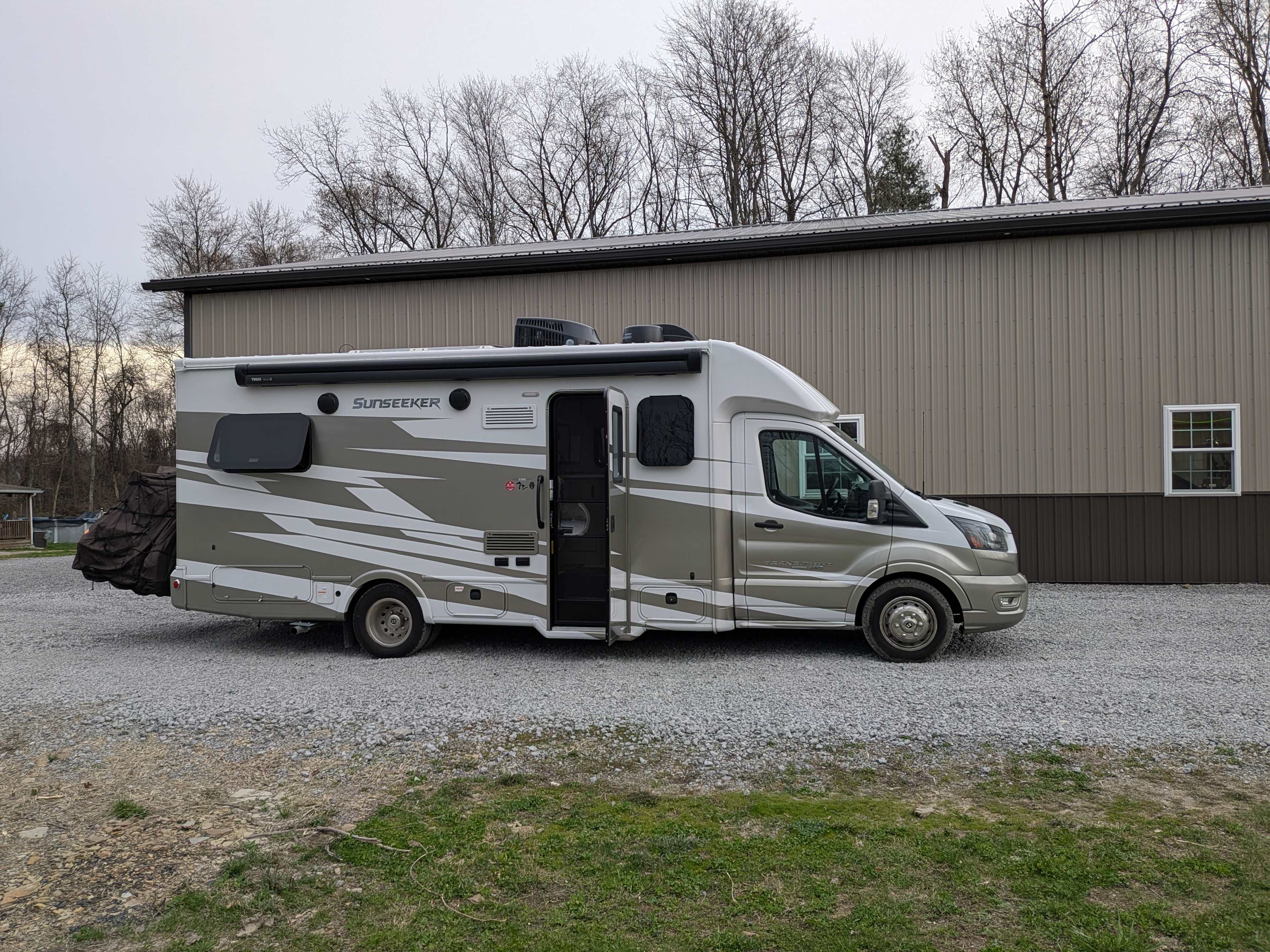 Nice and dry, no chance for mud. 