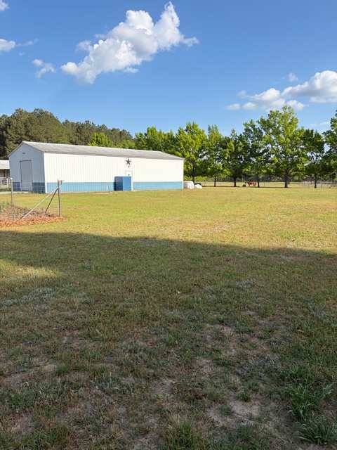 Spots #1 and #2 are right against the barn. 