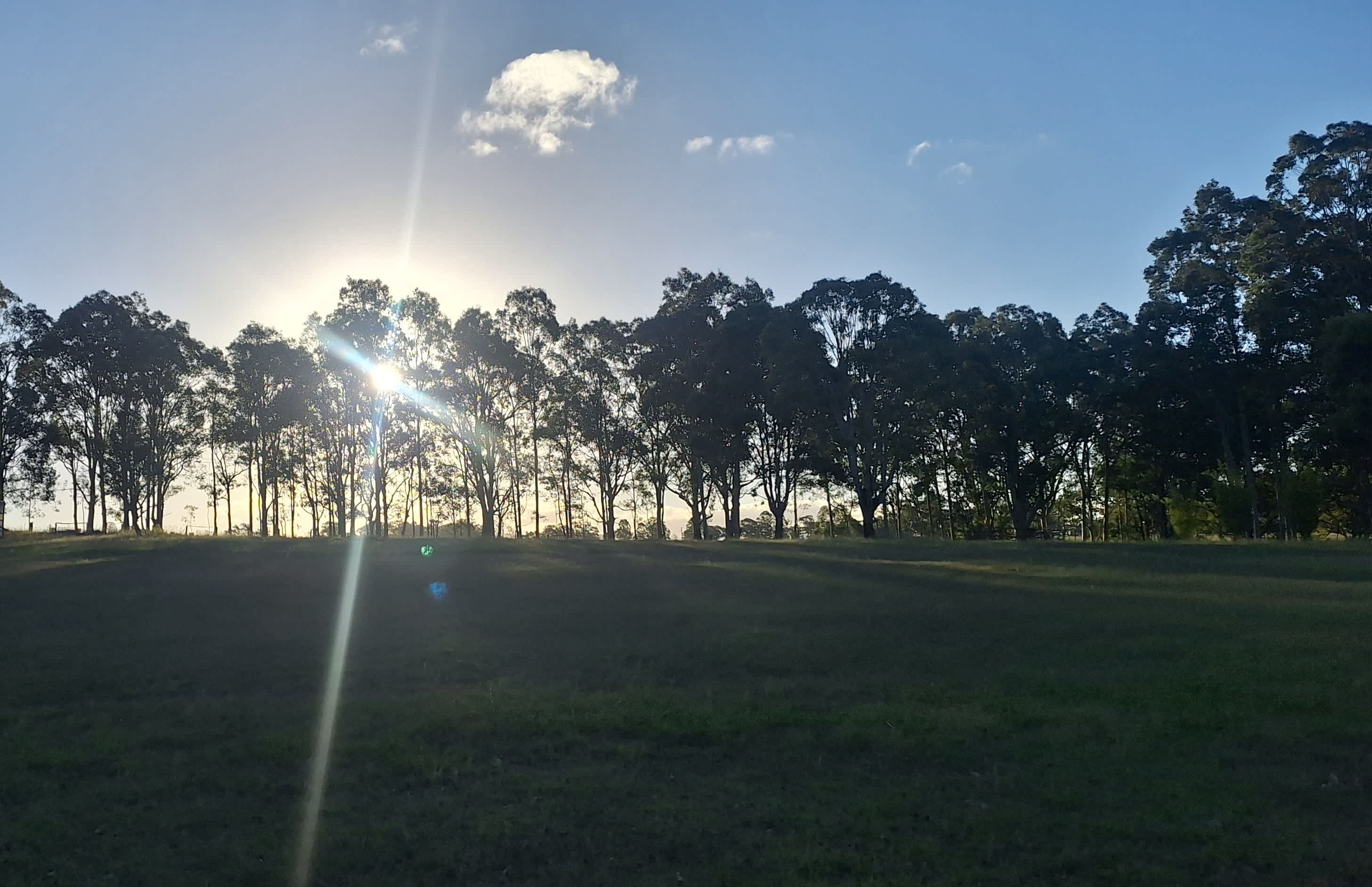 Sunset on the Ridge and photos on our walk