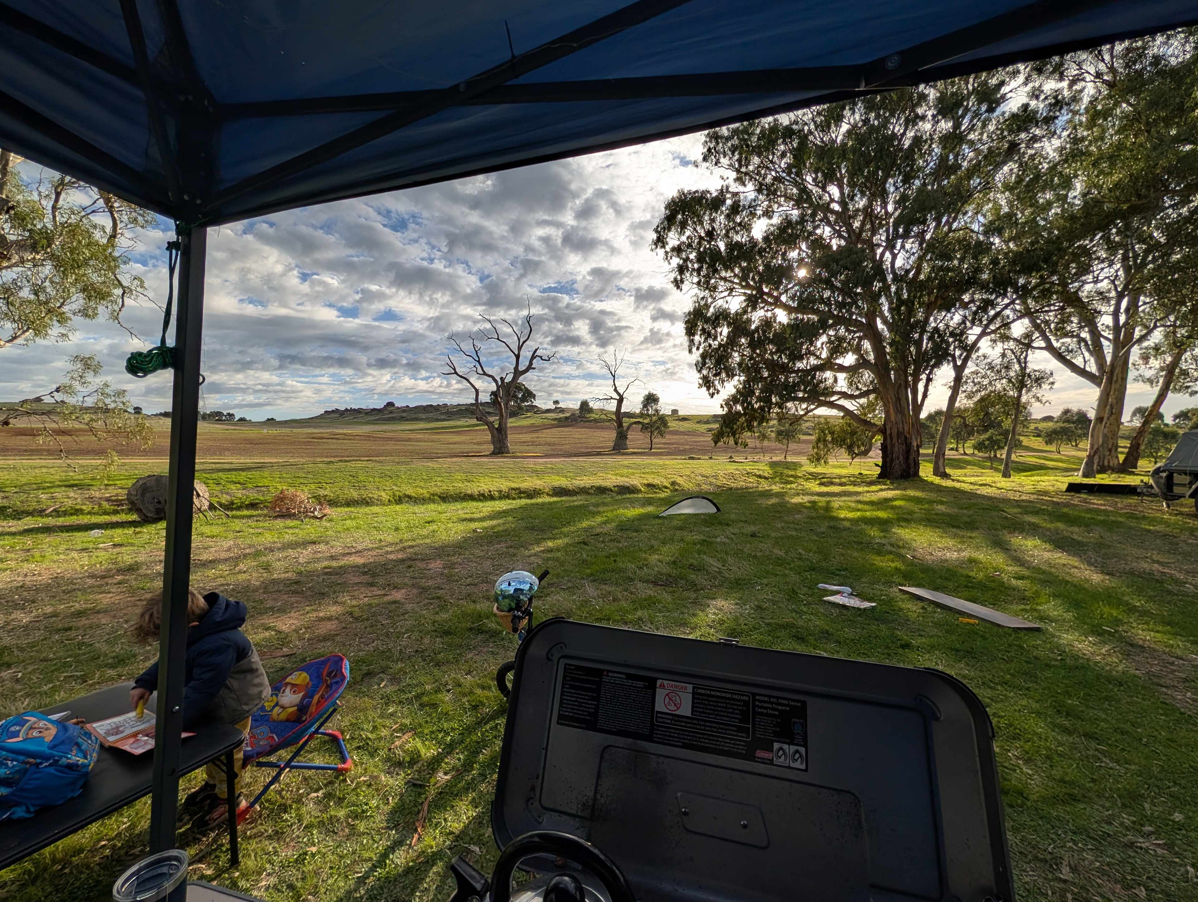 Lots of space to roam and a little swing hanging in the tree was a kid favourite 
