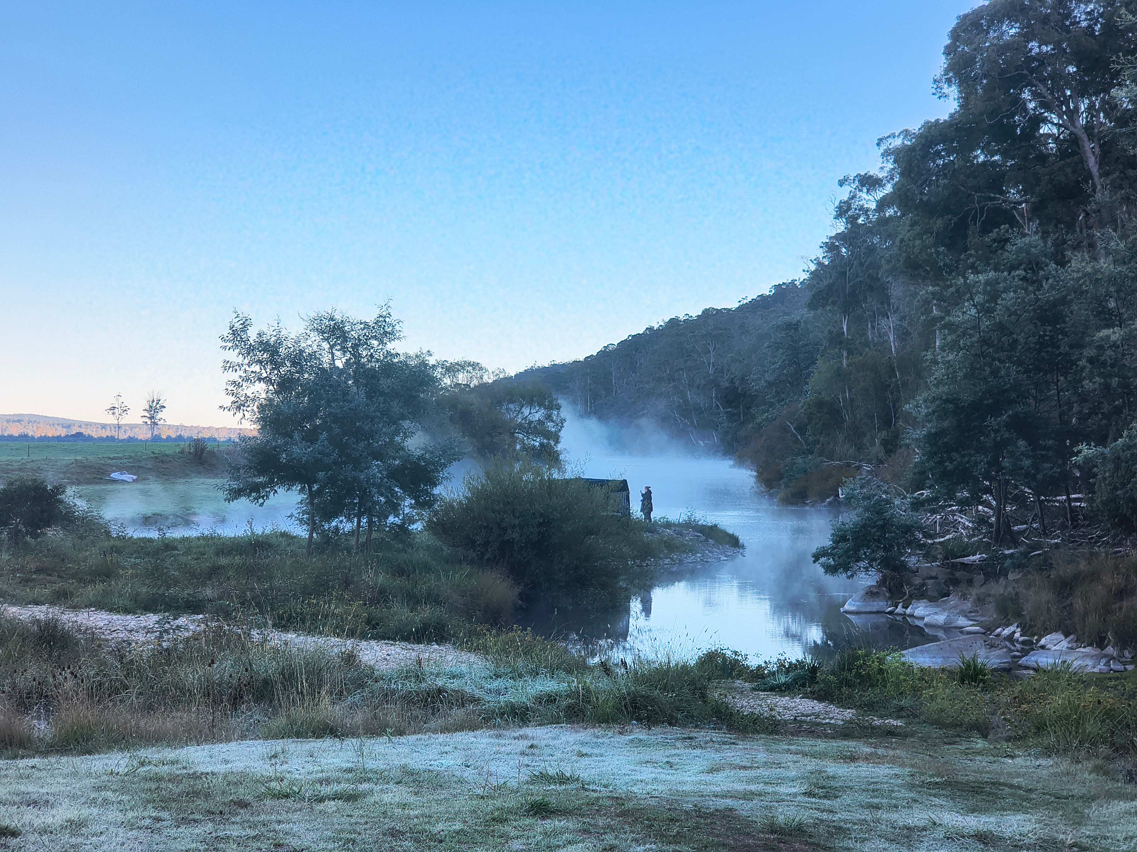 Mersey river in the morning