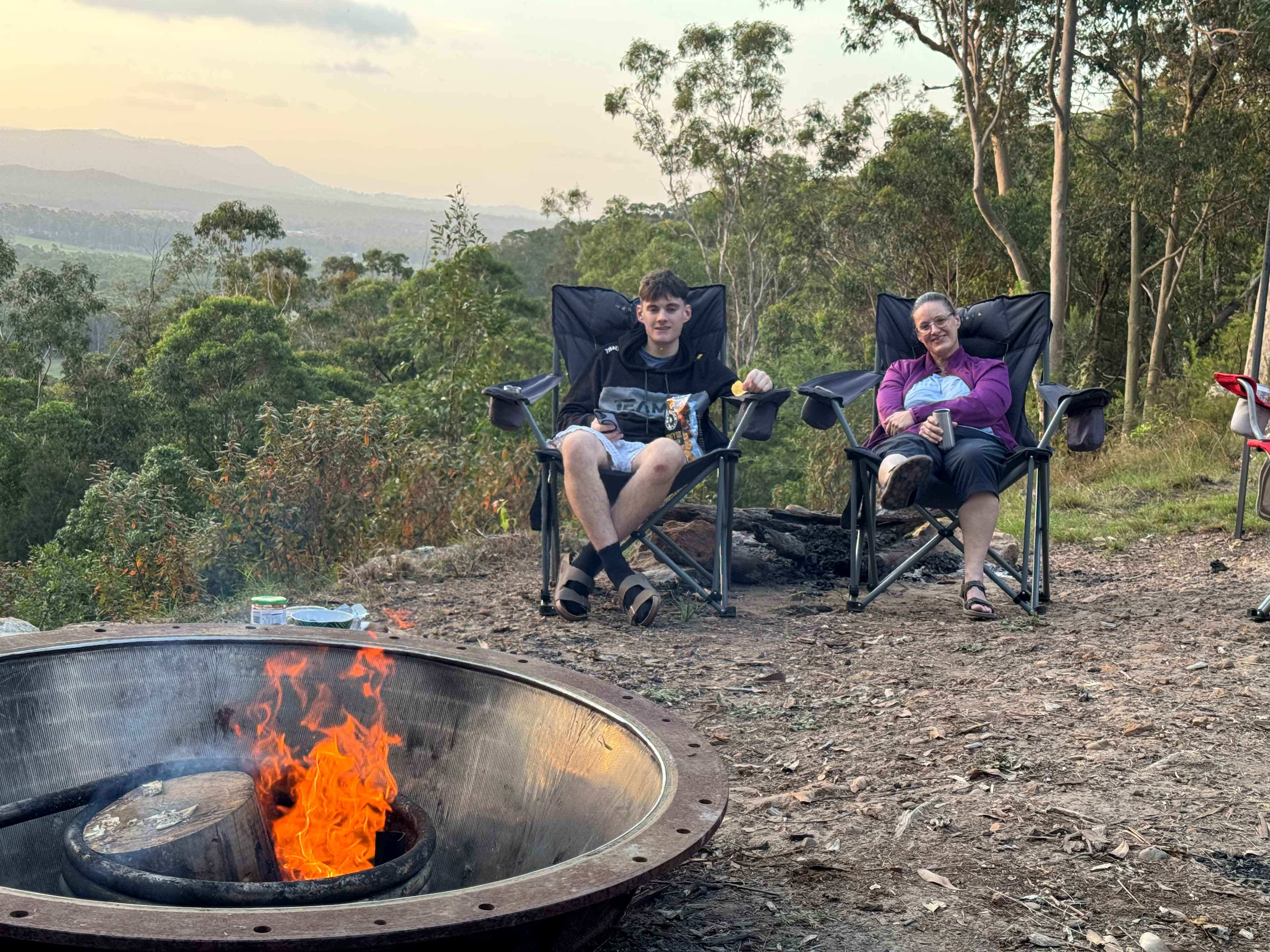Amazing campfire
