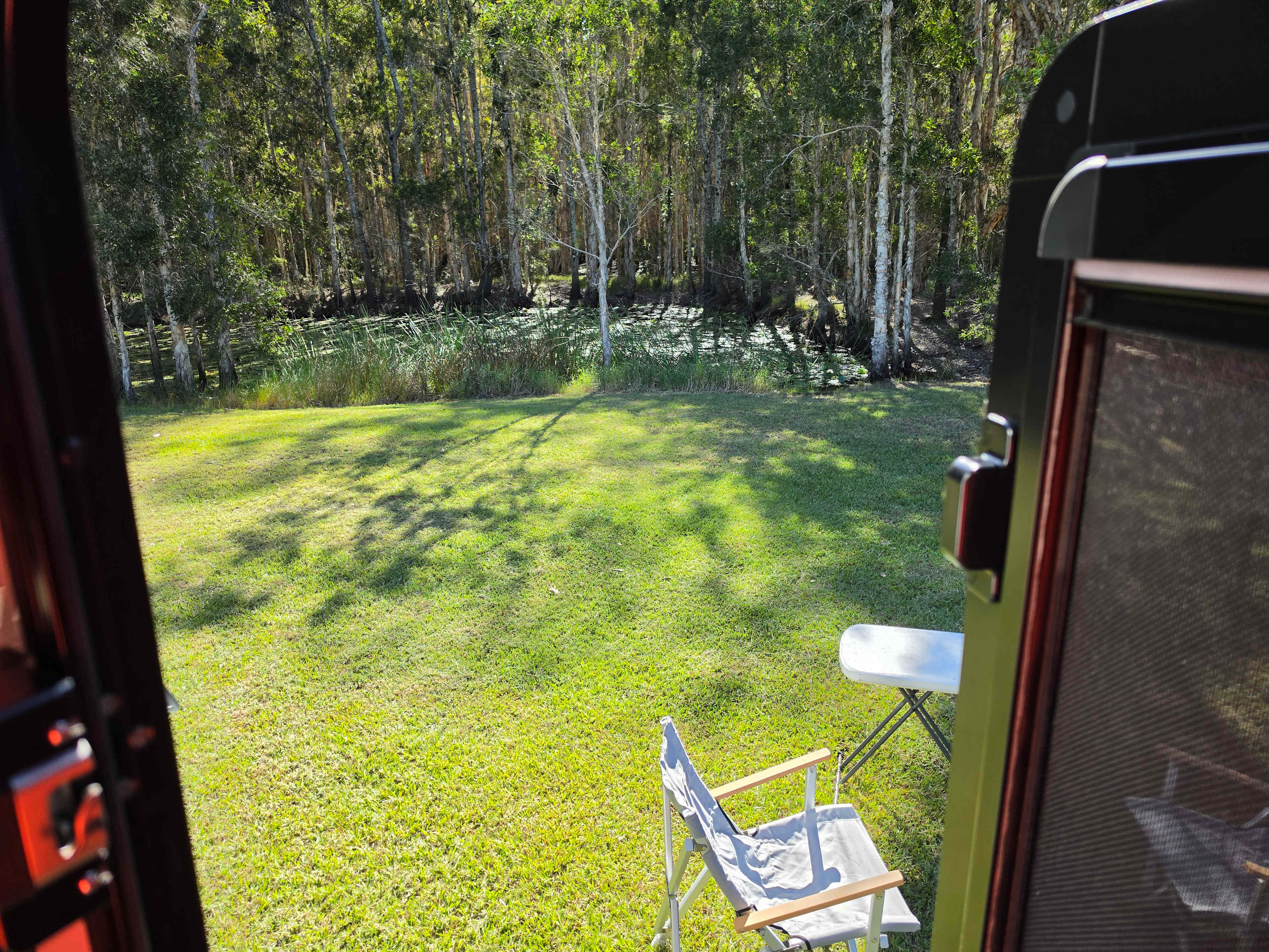 Site 10 - view from the door