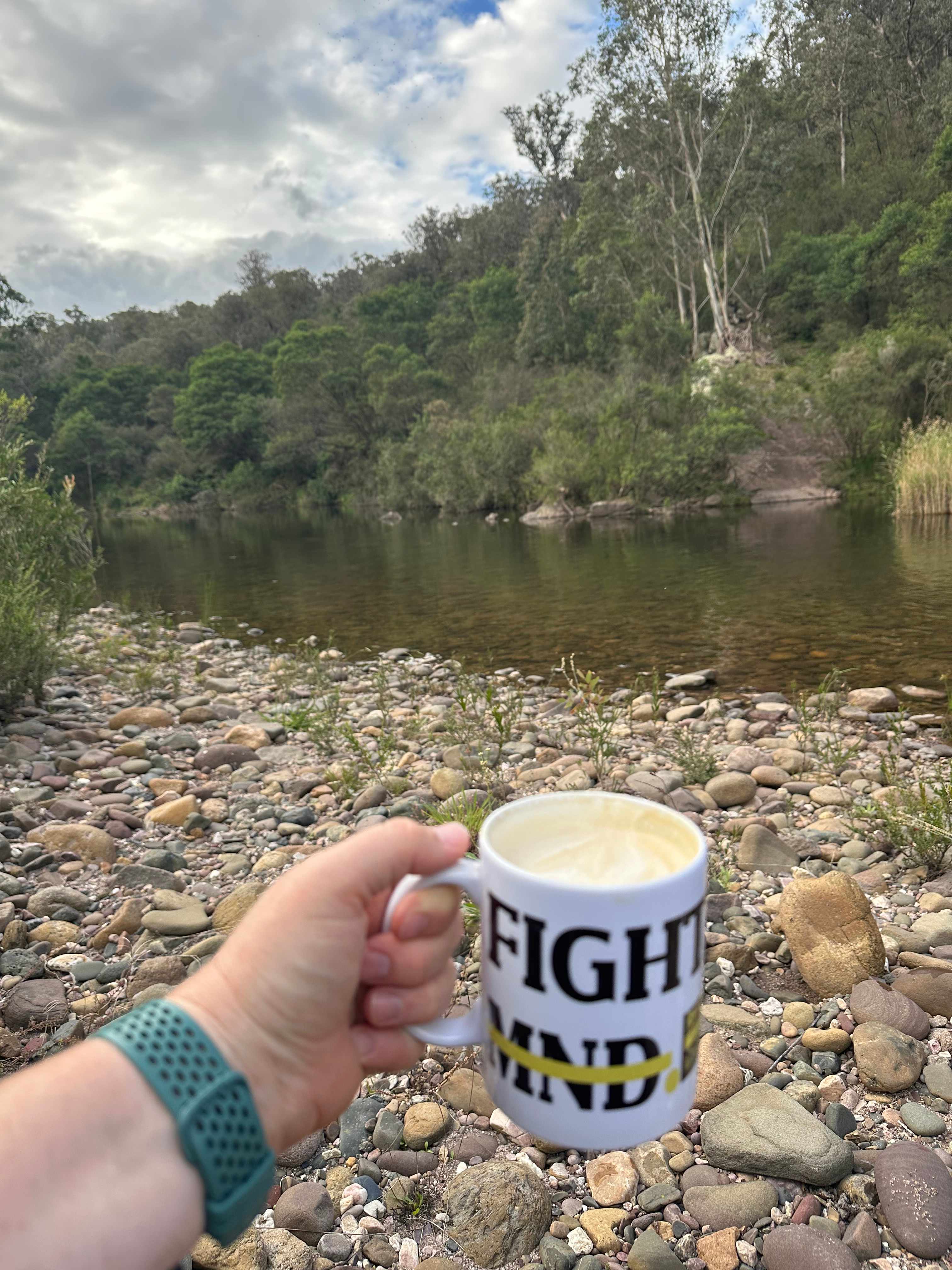 Couldn’t imagine a better spot for coffee