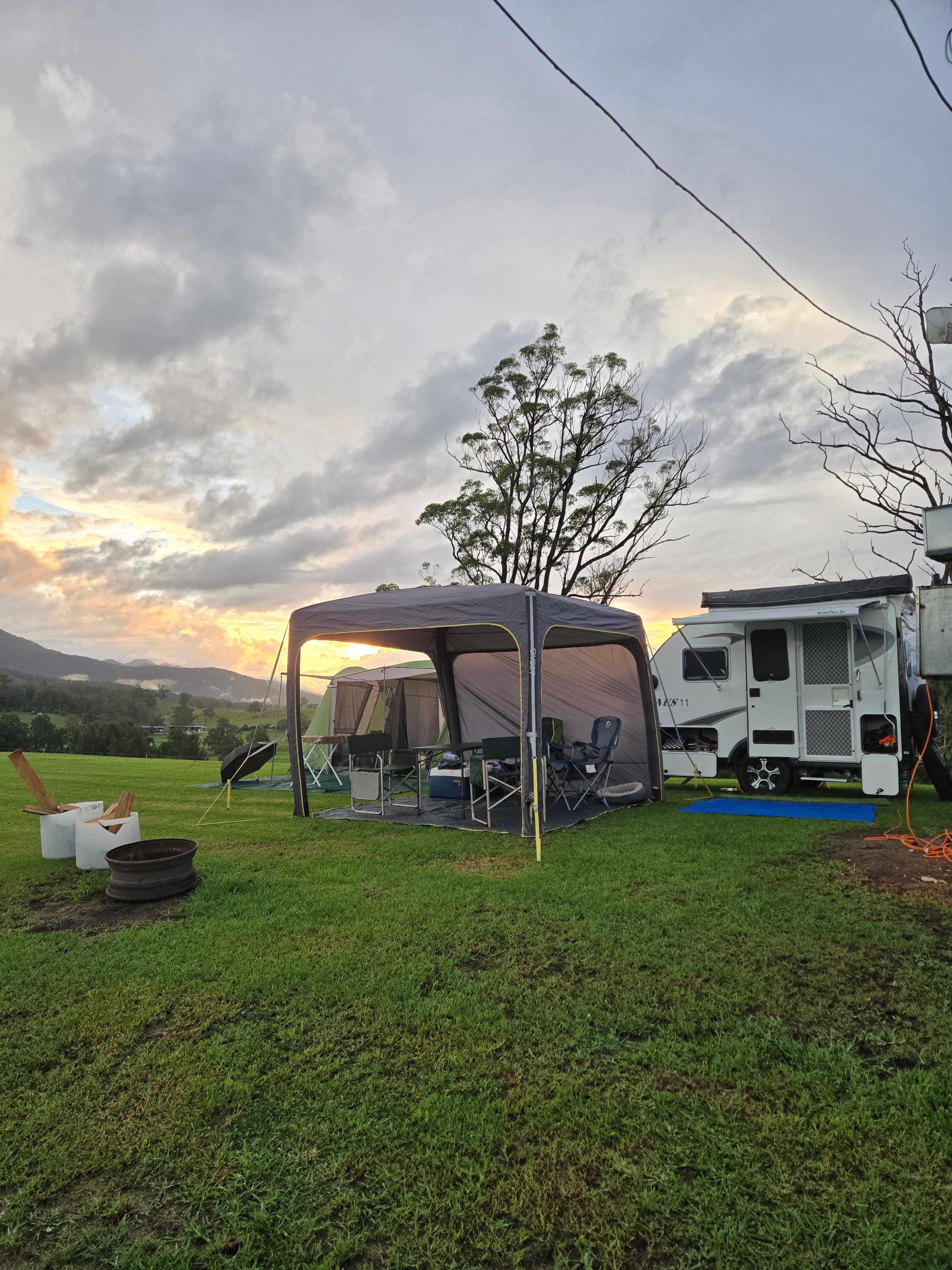 Our little setup