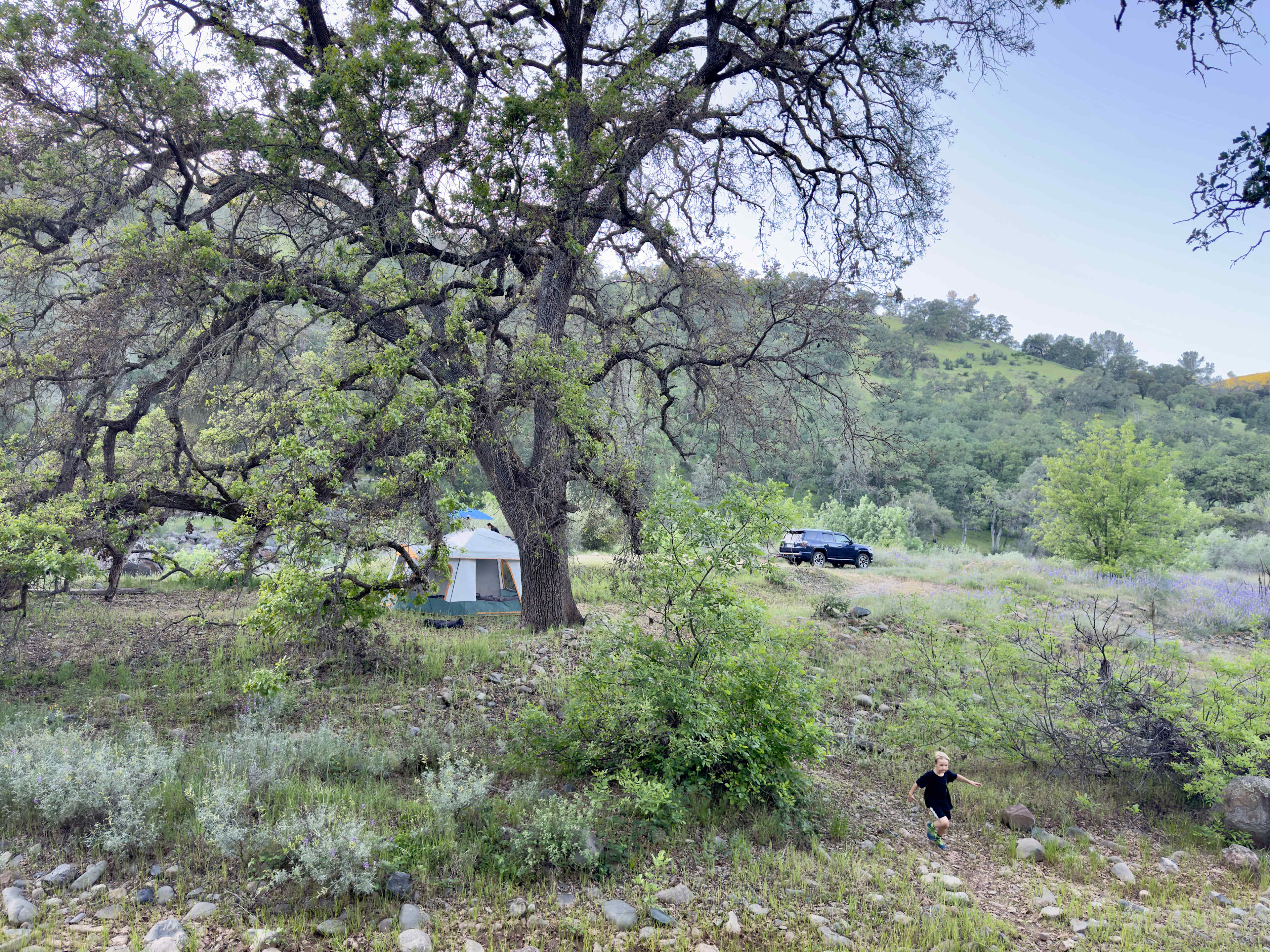 Wide view of Sawyer’s Bar site 3 from porta potties