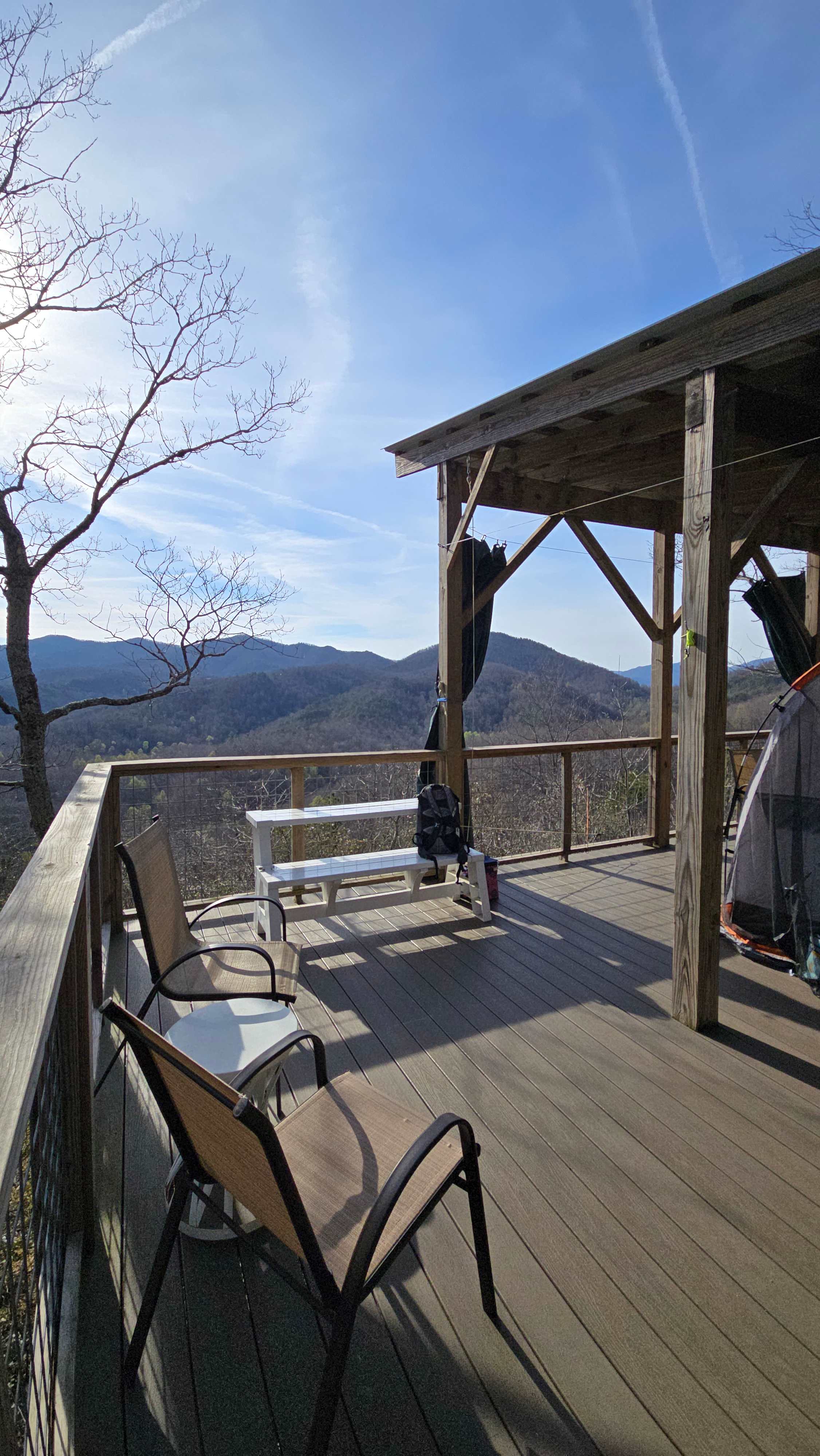 Above the Fray Glamping, Black Mtn.