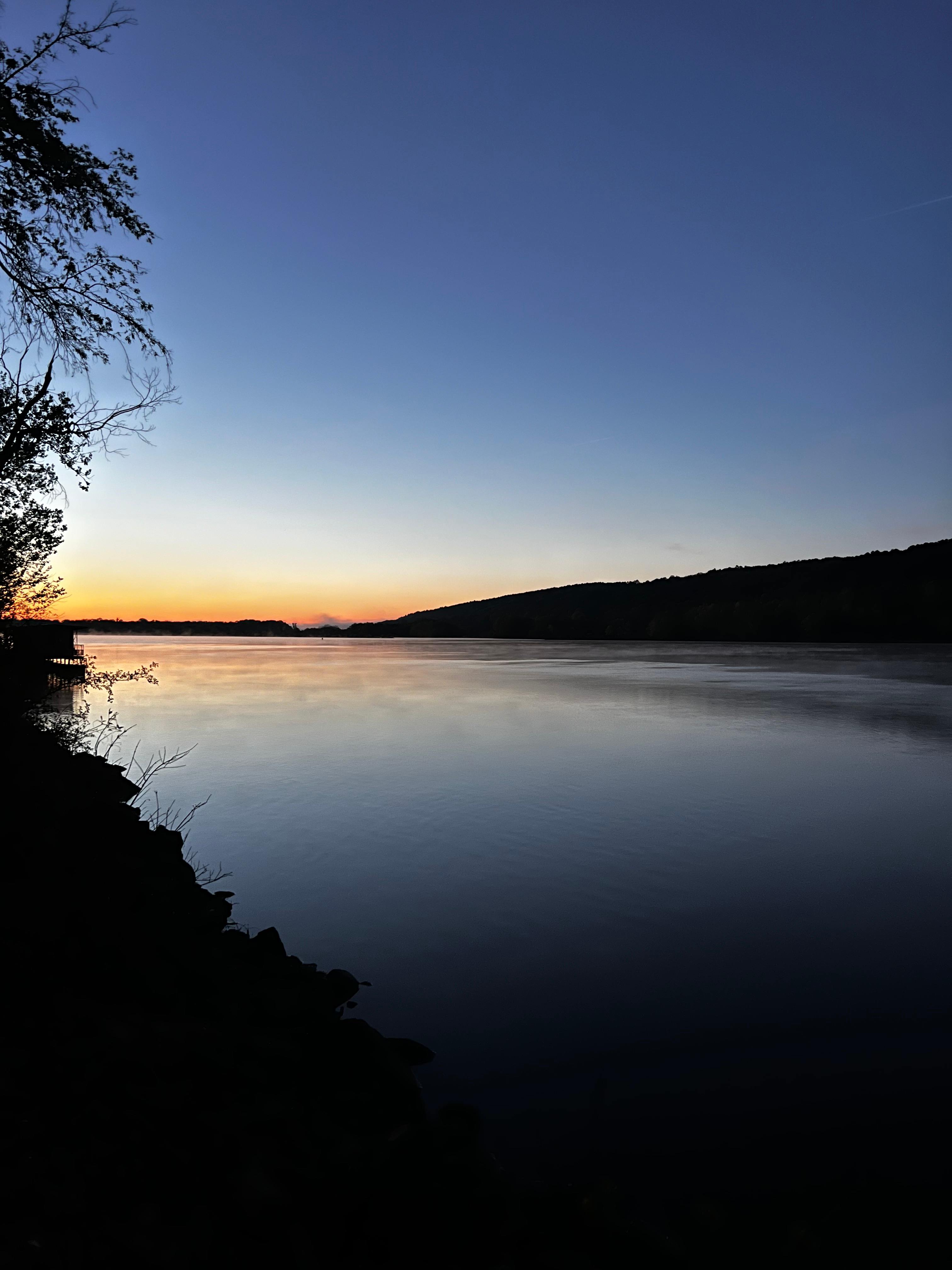 Sunrise over the river