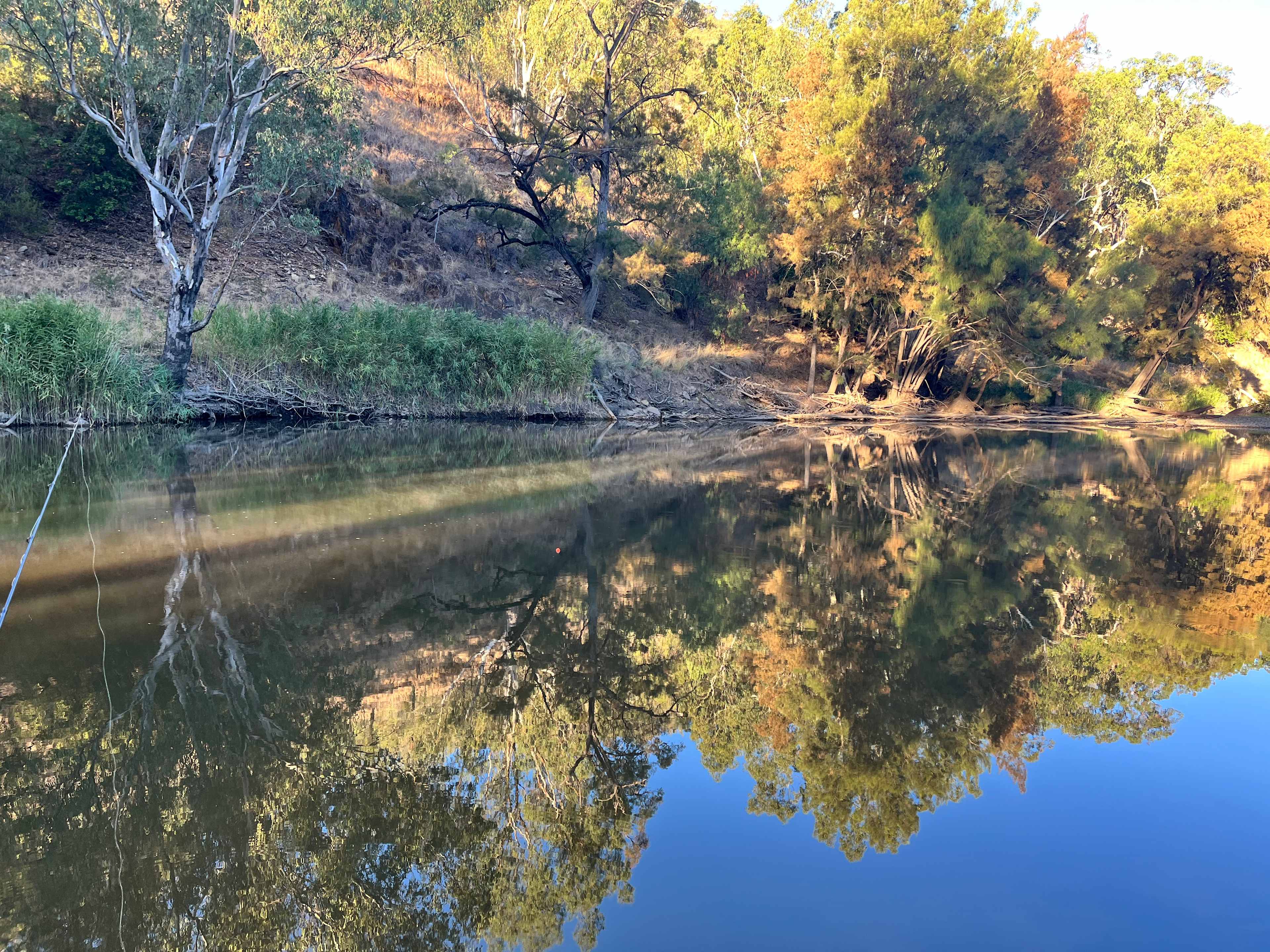 Sunrise fishing from the Private site. 