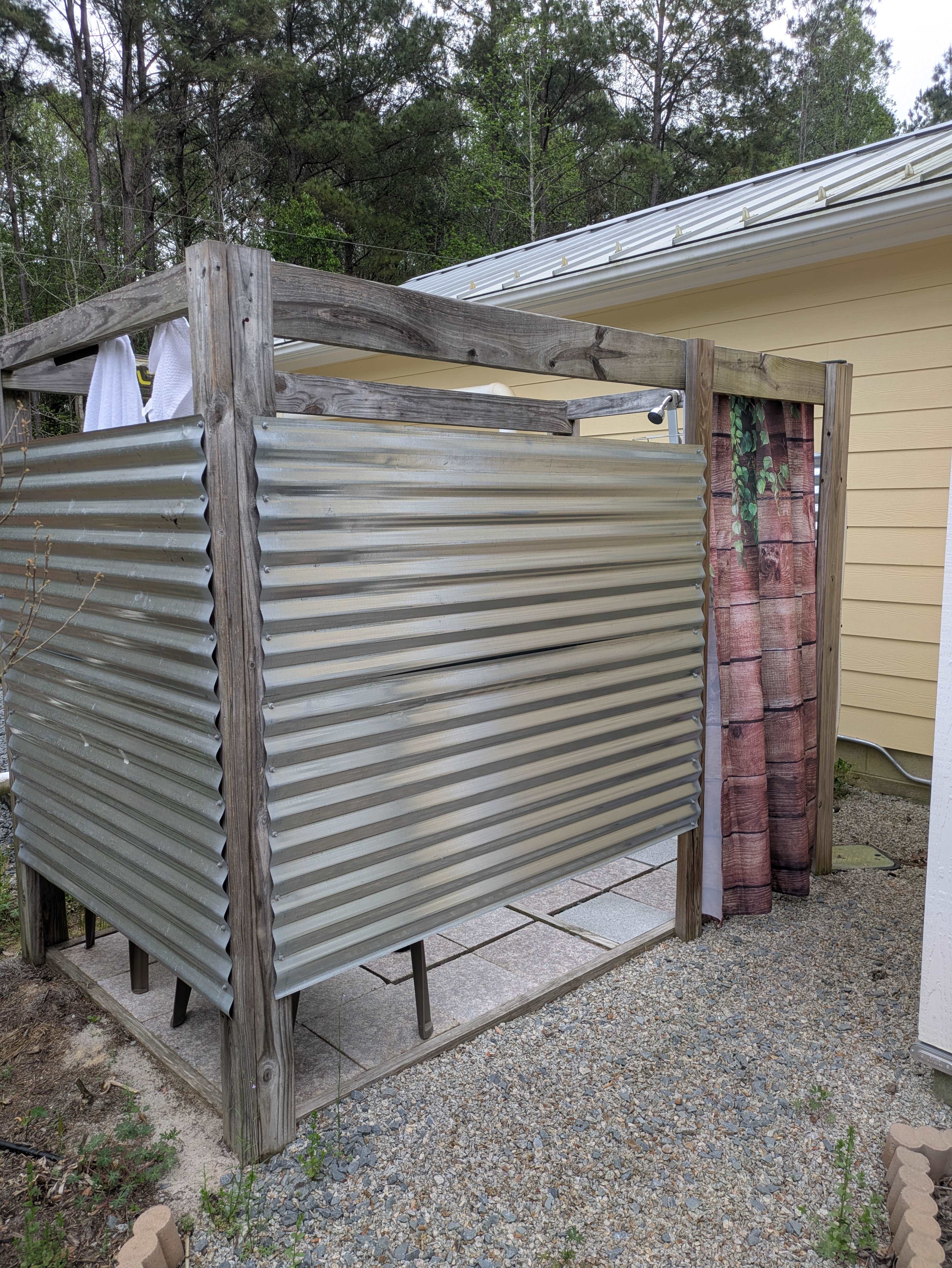 Cute outdoor shower