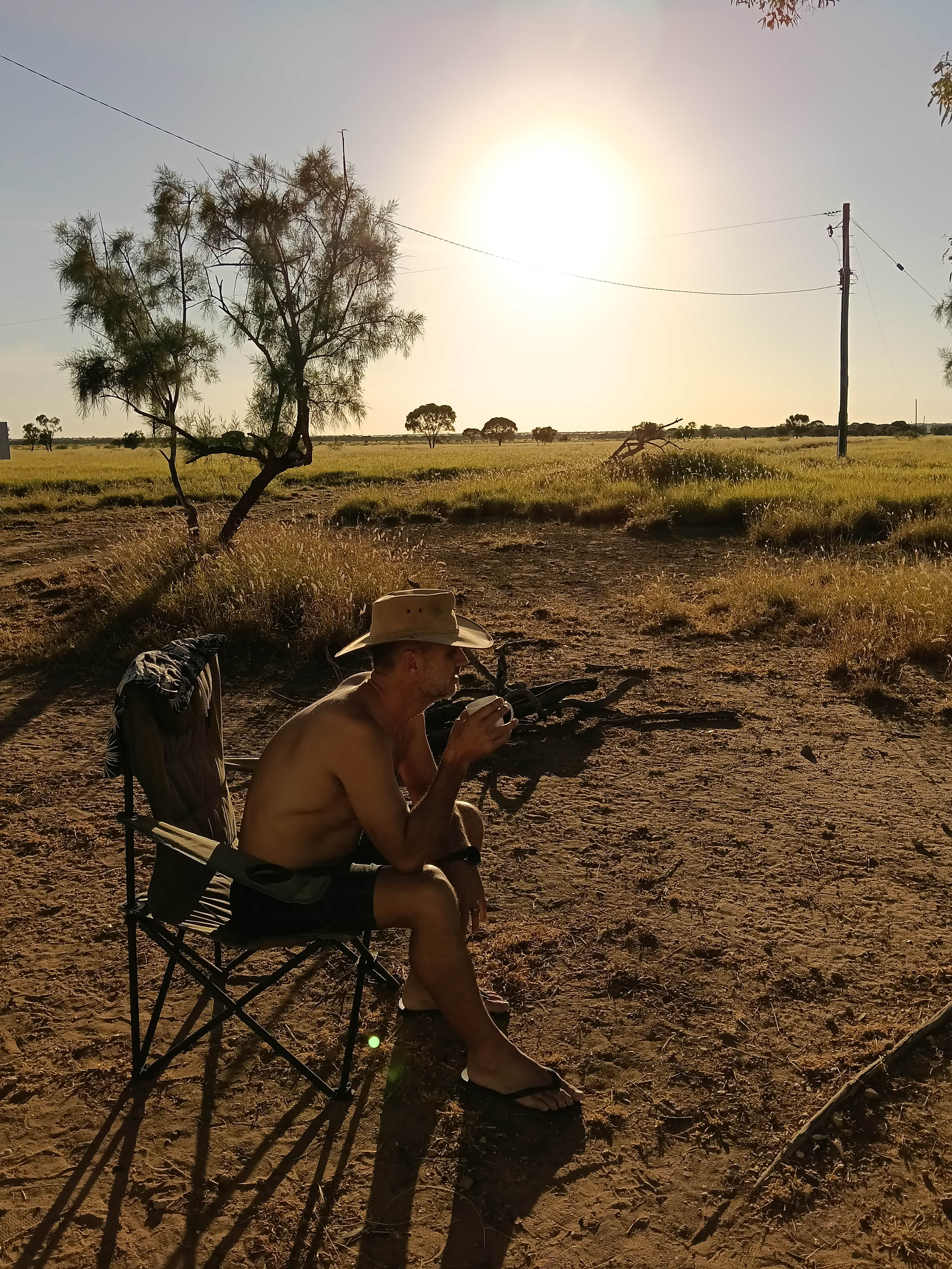 Sunrise and coffee