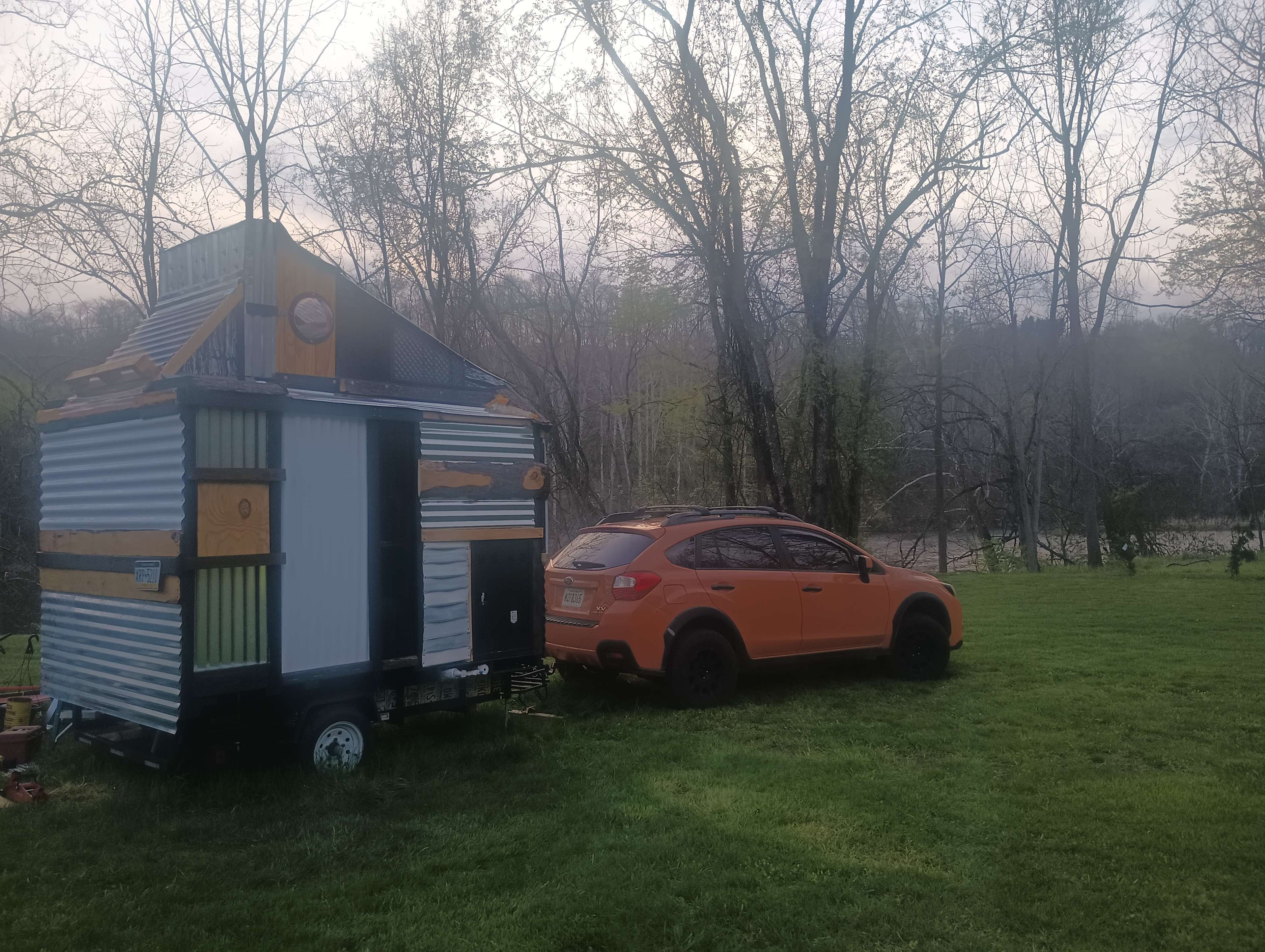 Riverside camp
