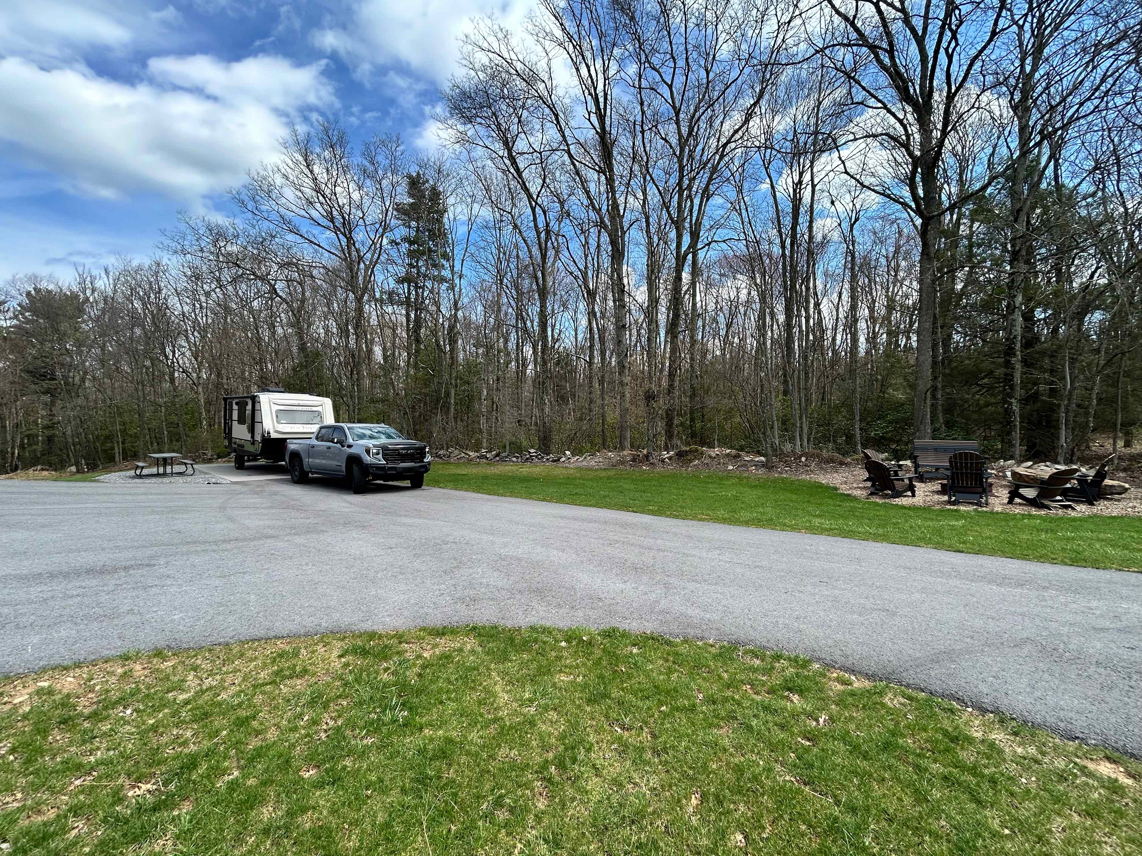 RV Hook Up at The Barn