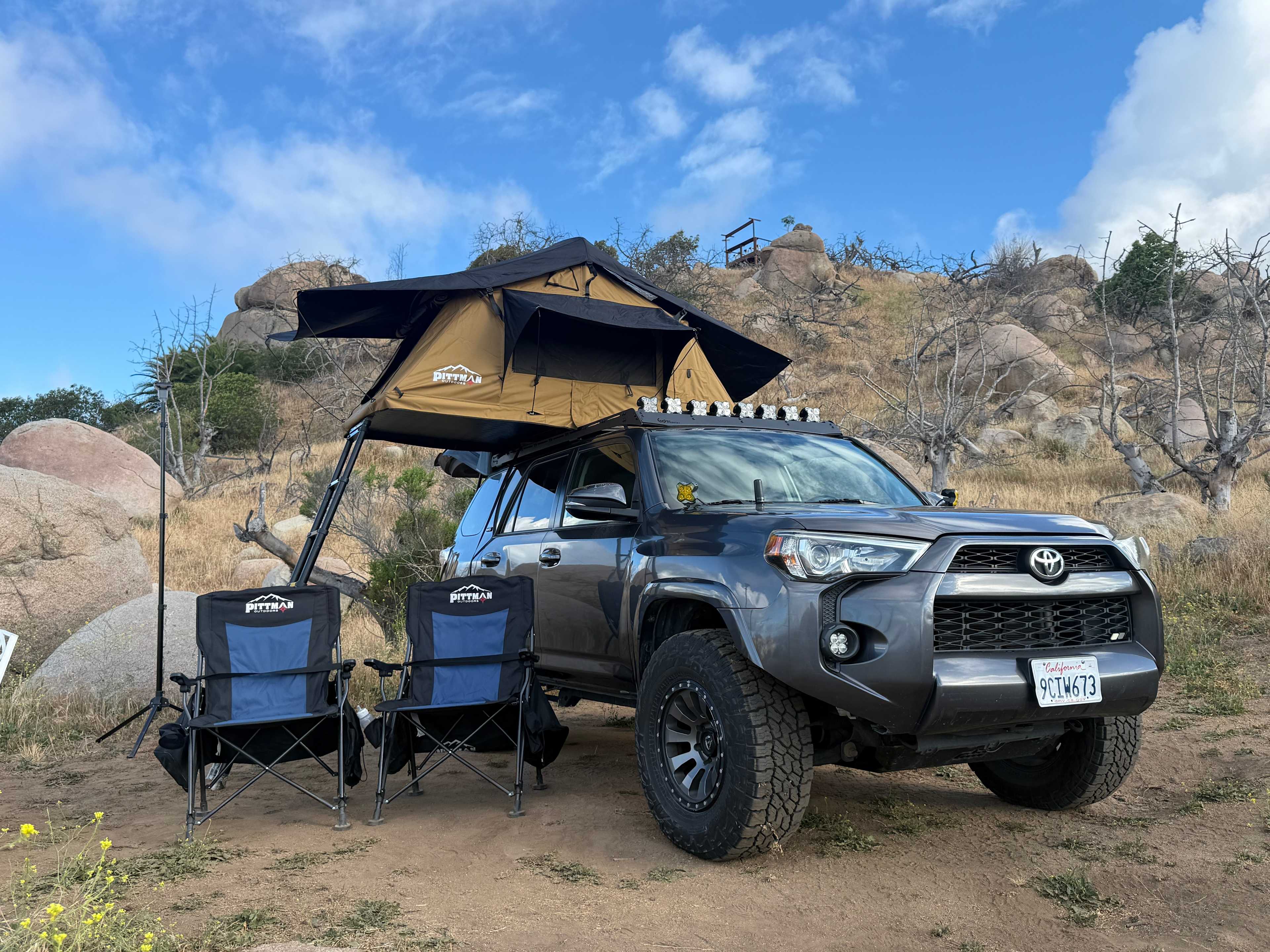 our camp set up 