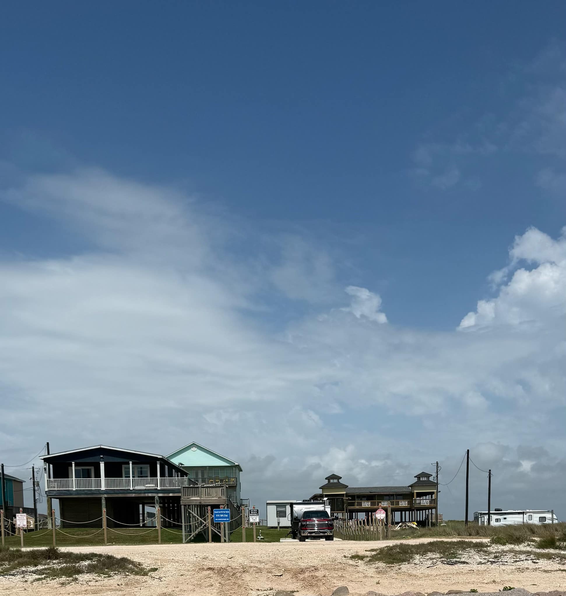 Campsite looking FROM the ocean