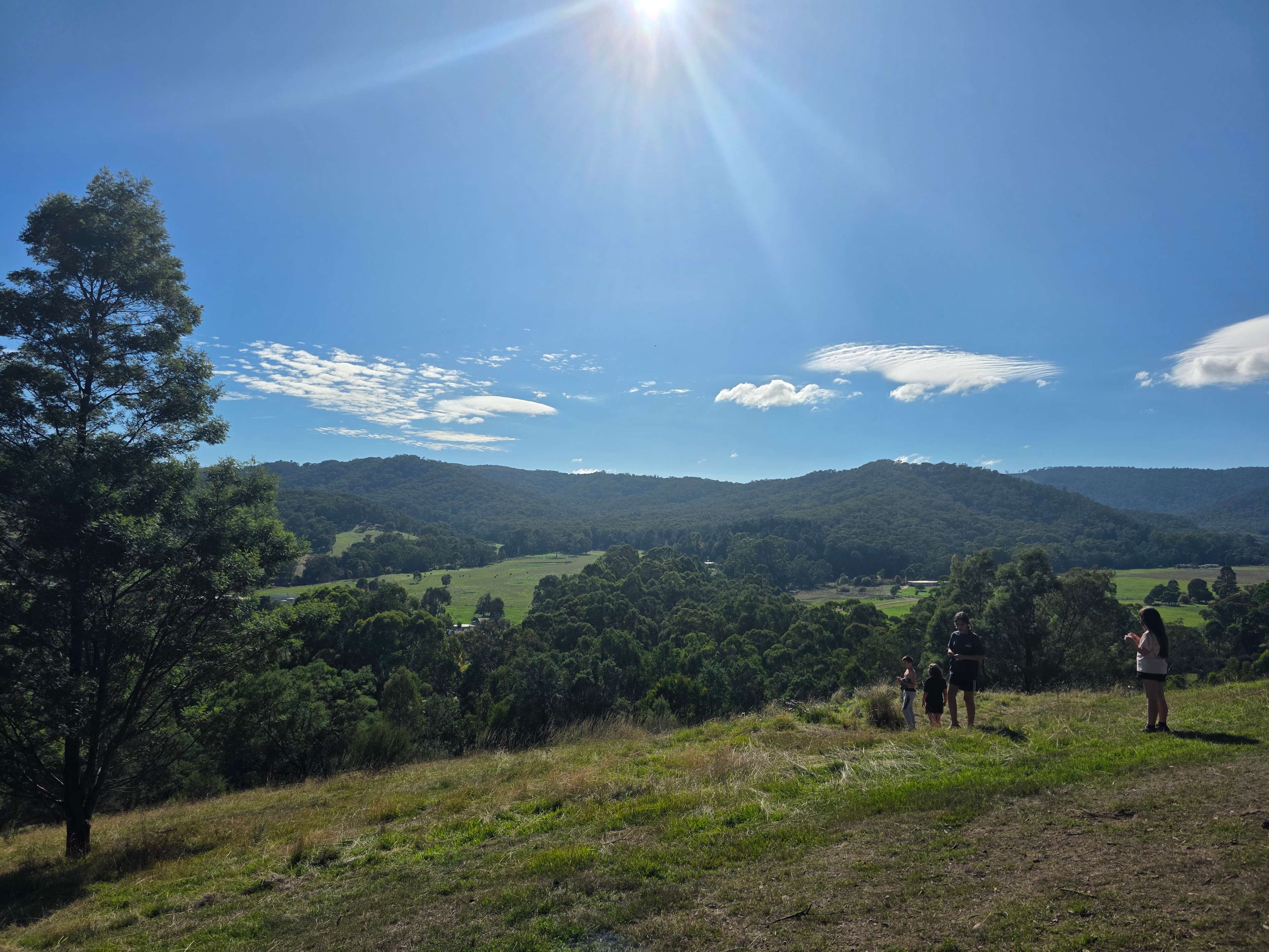 The amazing view from the small walk