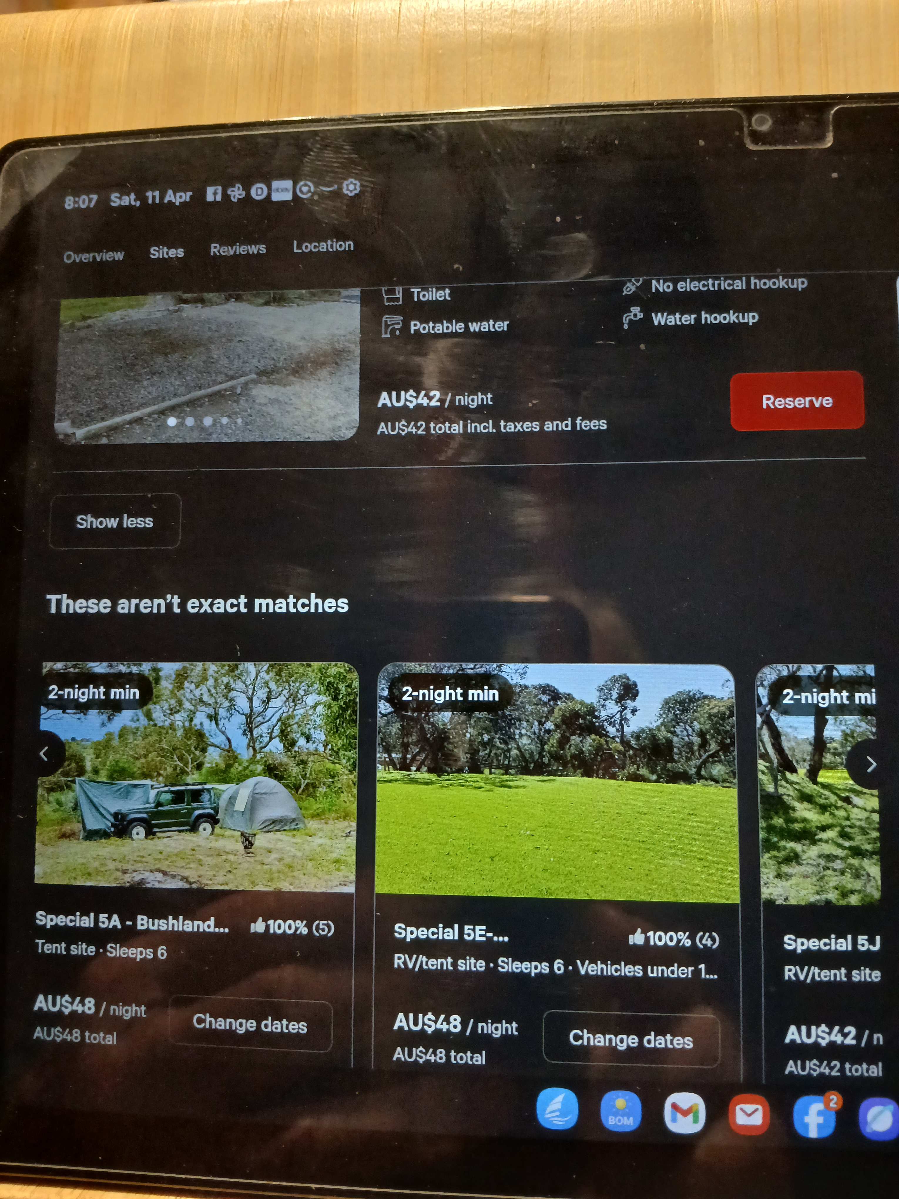 Picture of the site