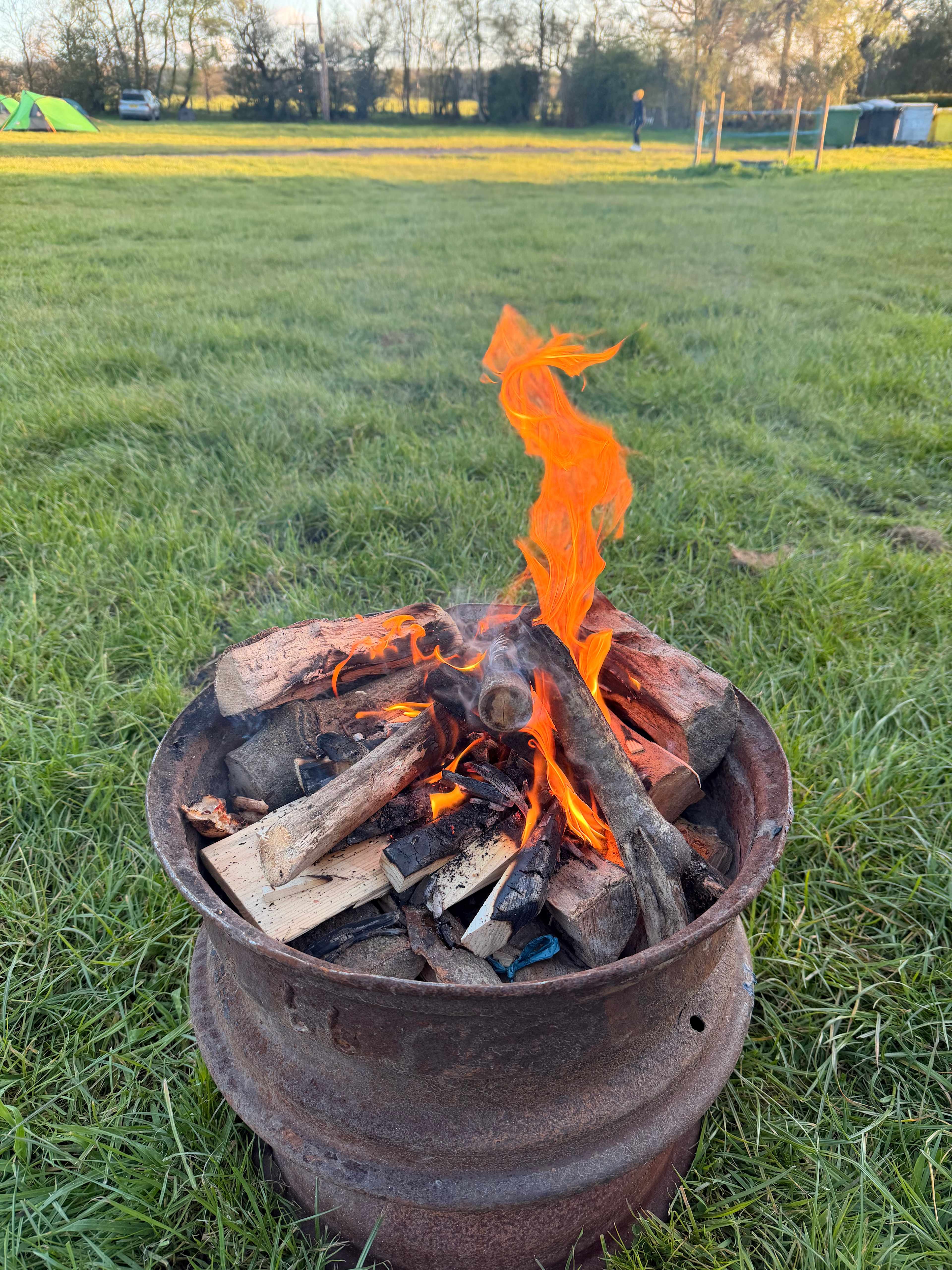 Camping at The Hollies