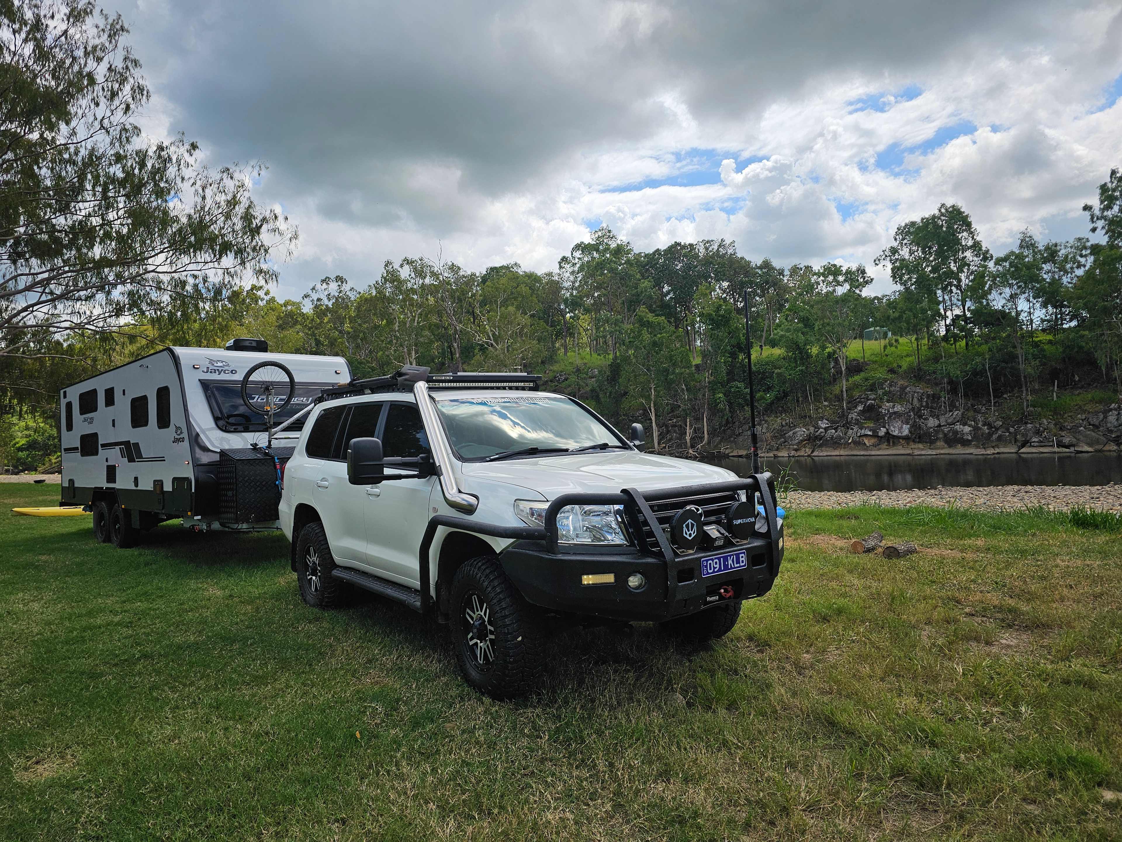 Creek and Antique Camping