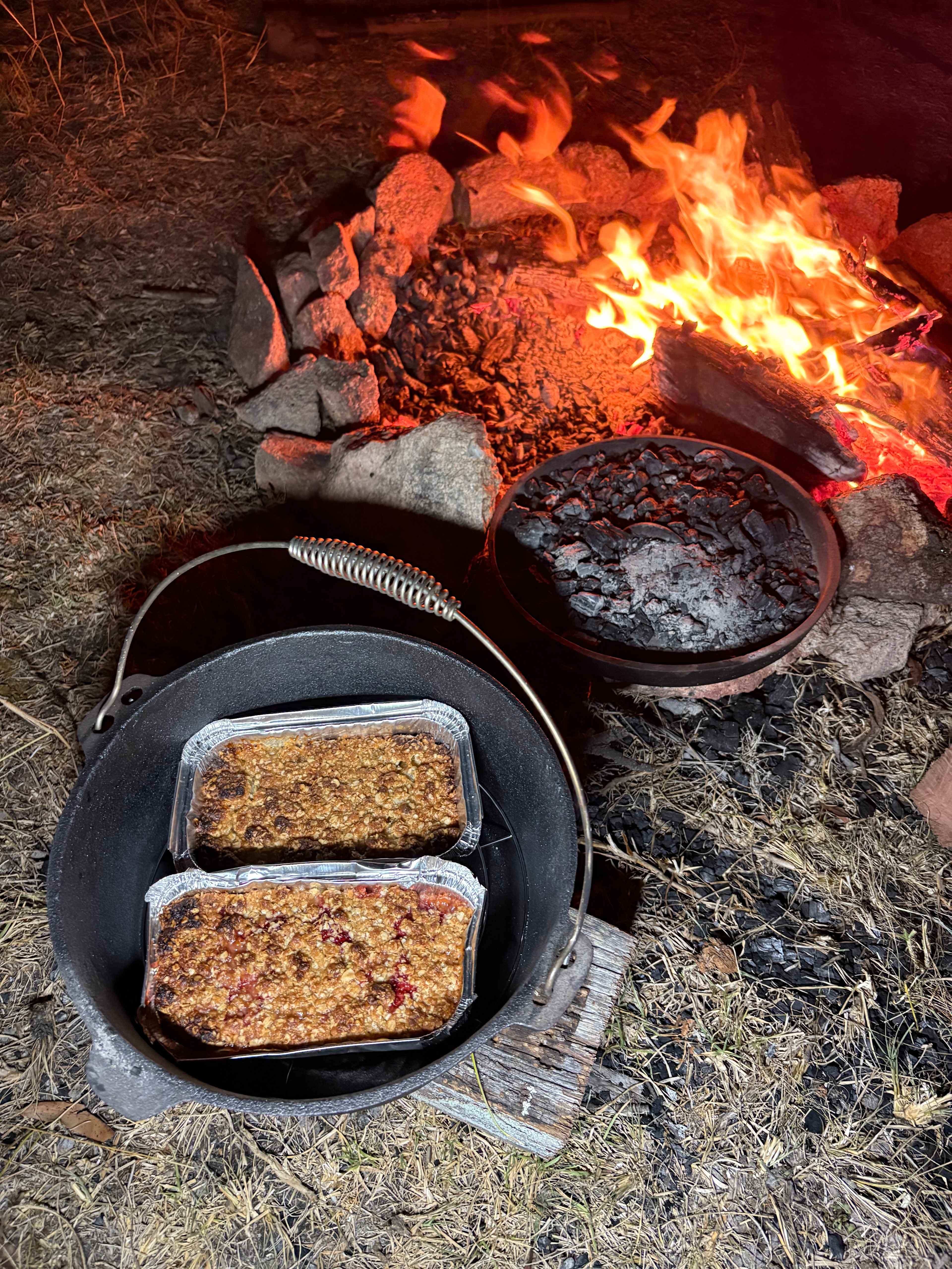 Camp over treats