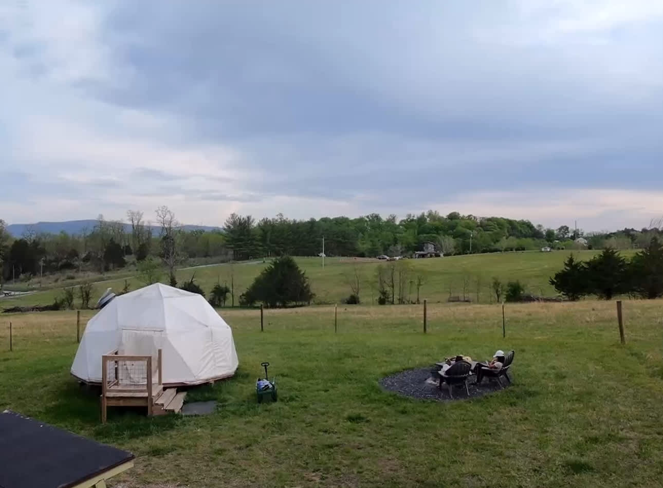 Half moon dome