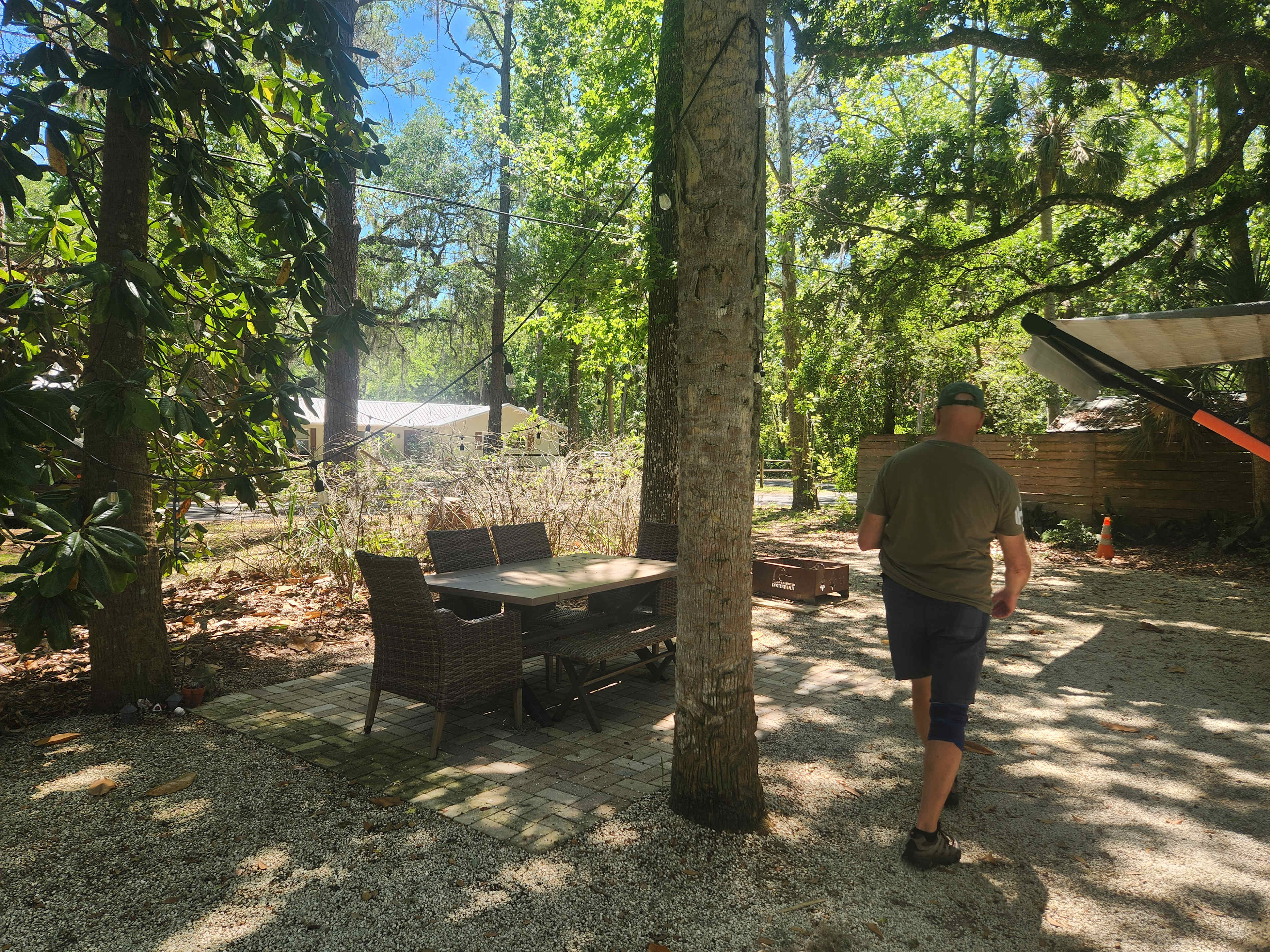 Campsite perfect for relaxing. 