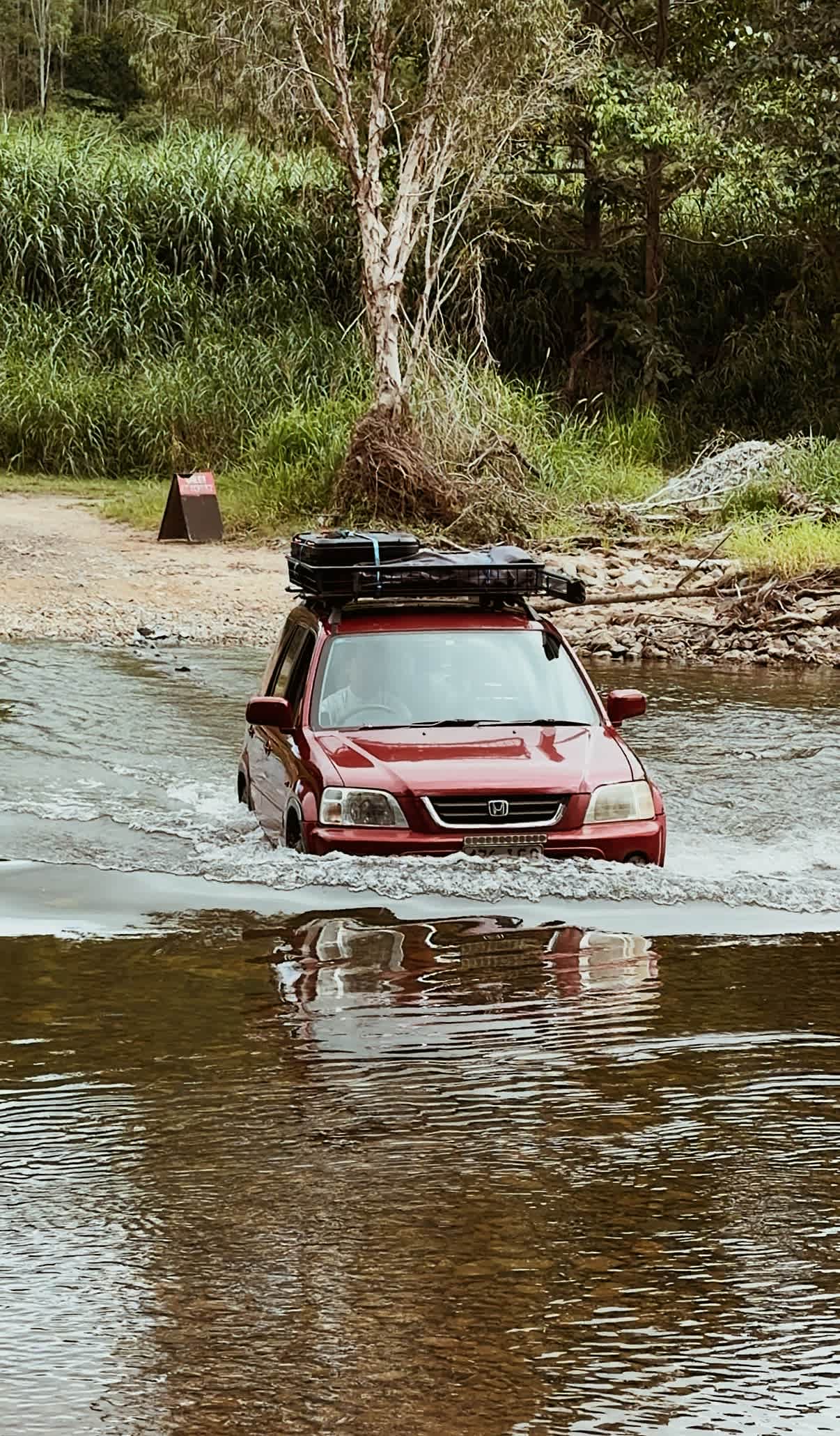 Creek and Antique Camping