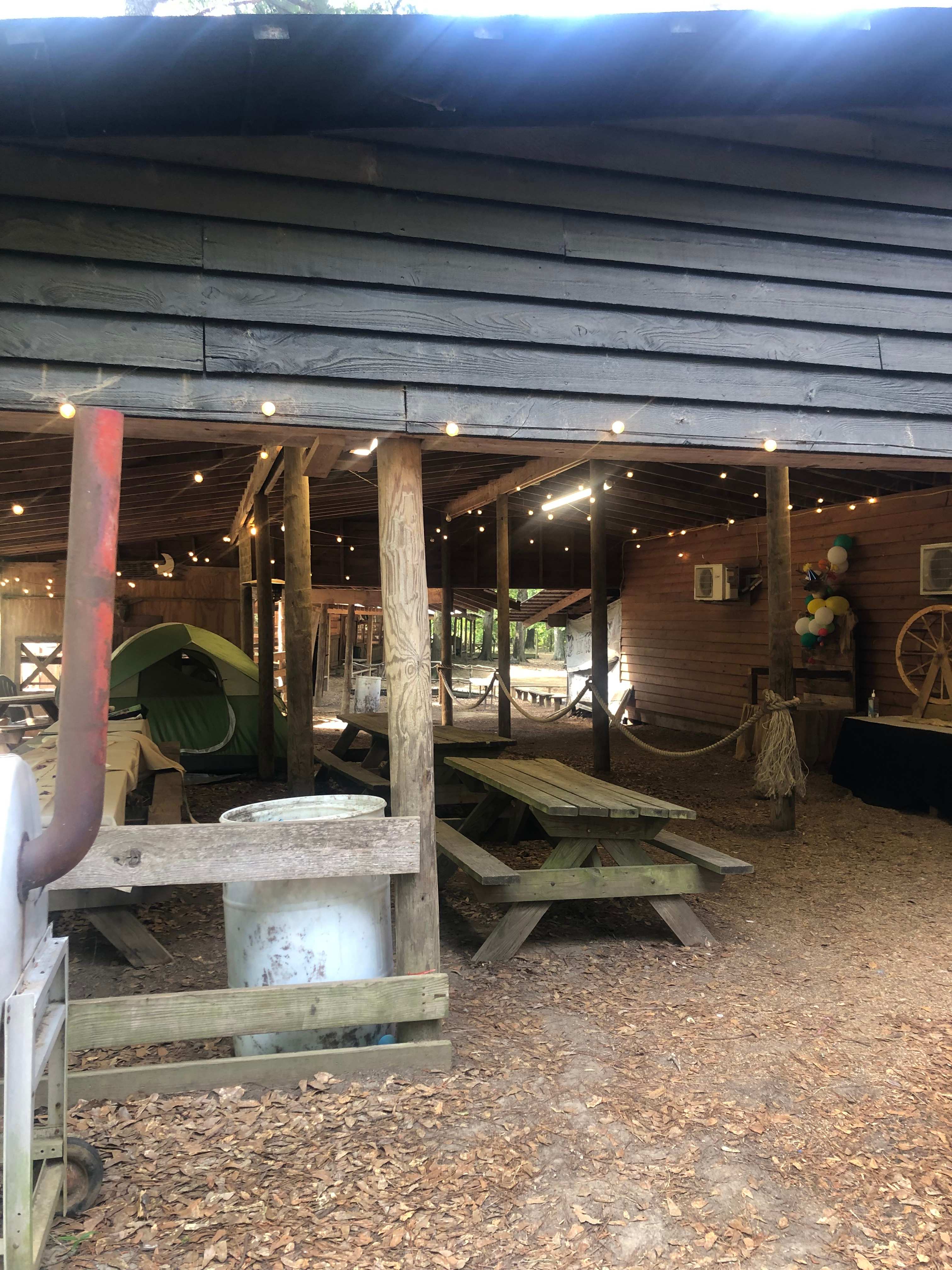 Nice open space to set up