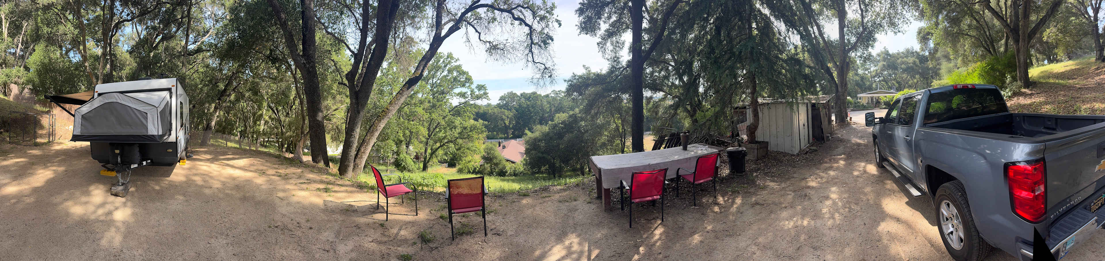 Panoramic view of the site. 