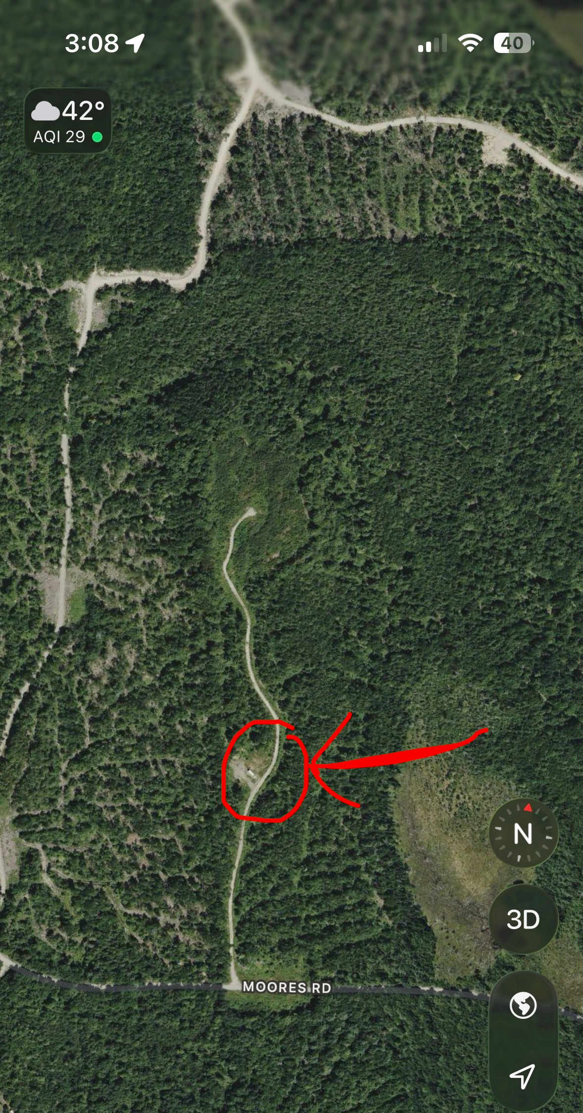Picture of the site