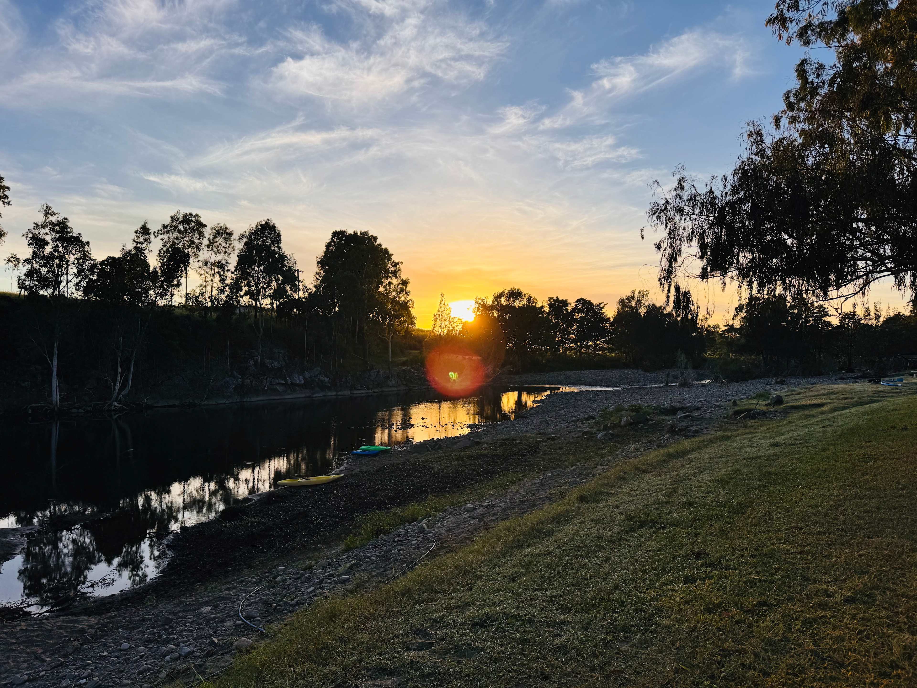 Creek and Antique Camping