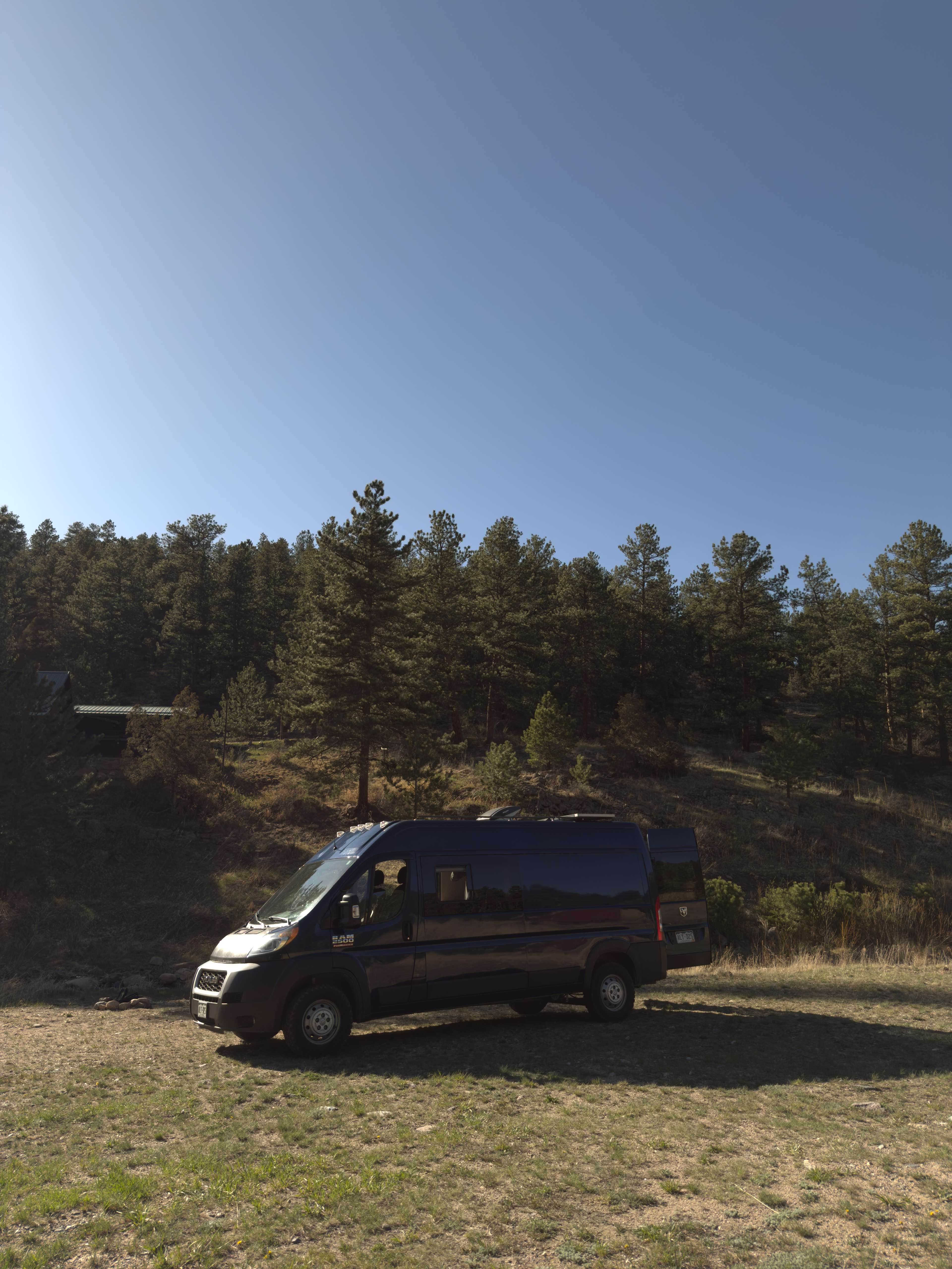 RV site near Estes Park