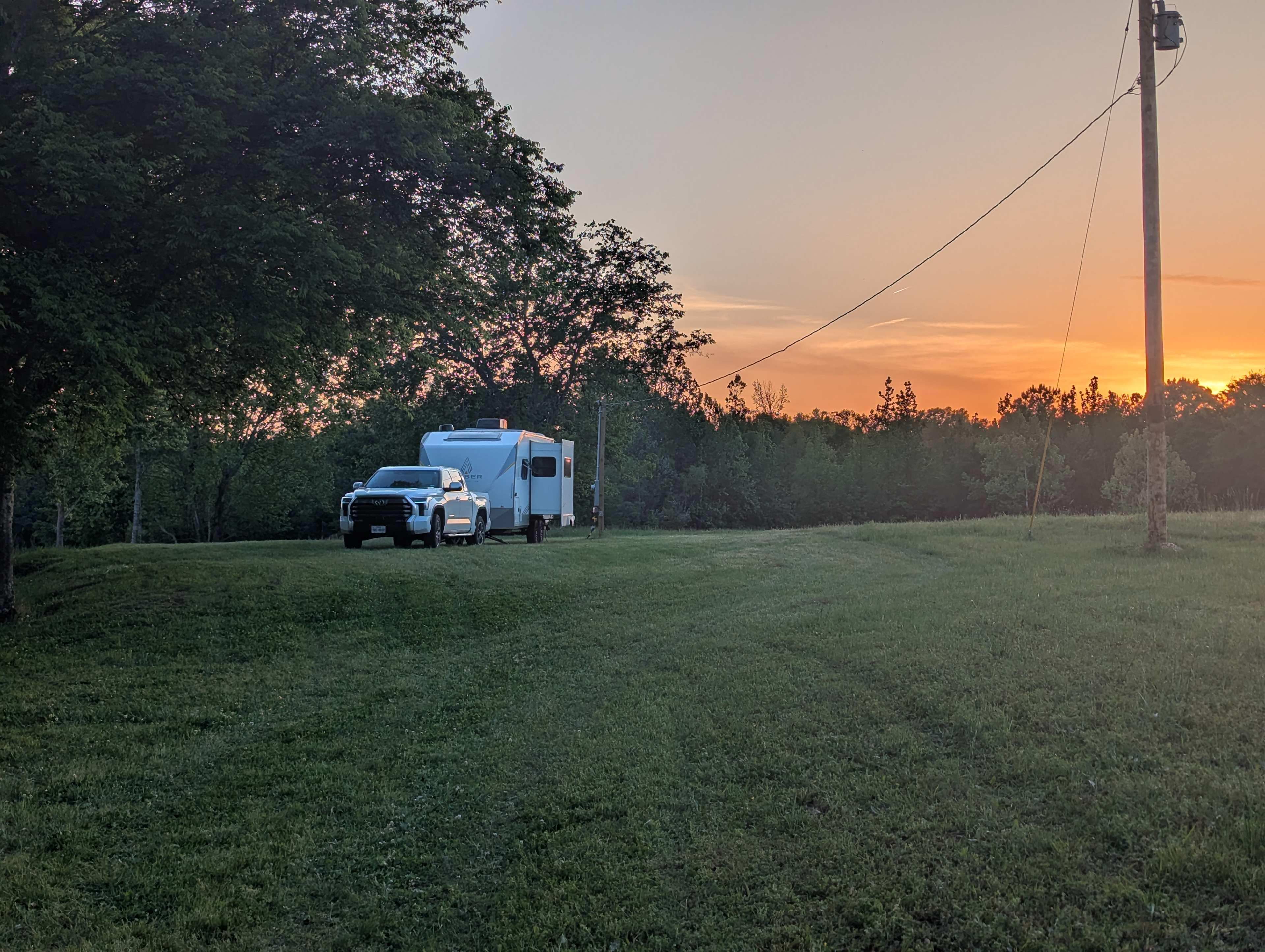 Privacy and peace at sunset