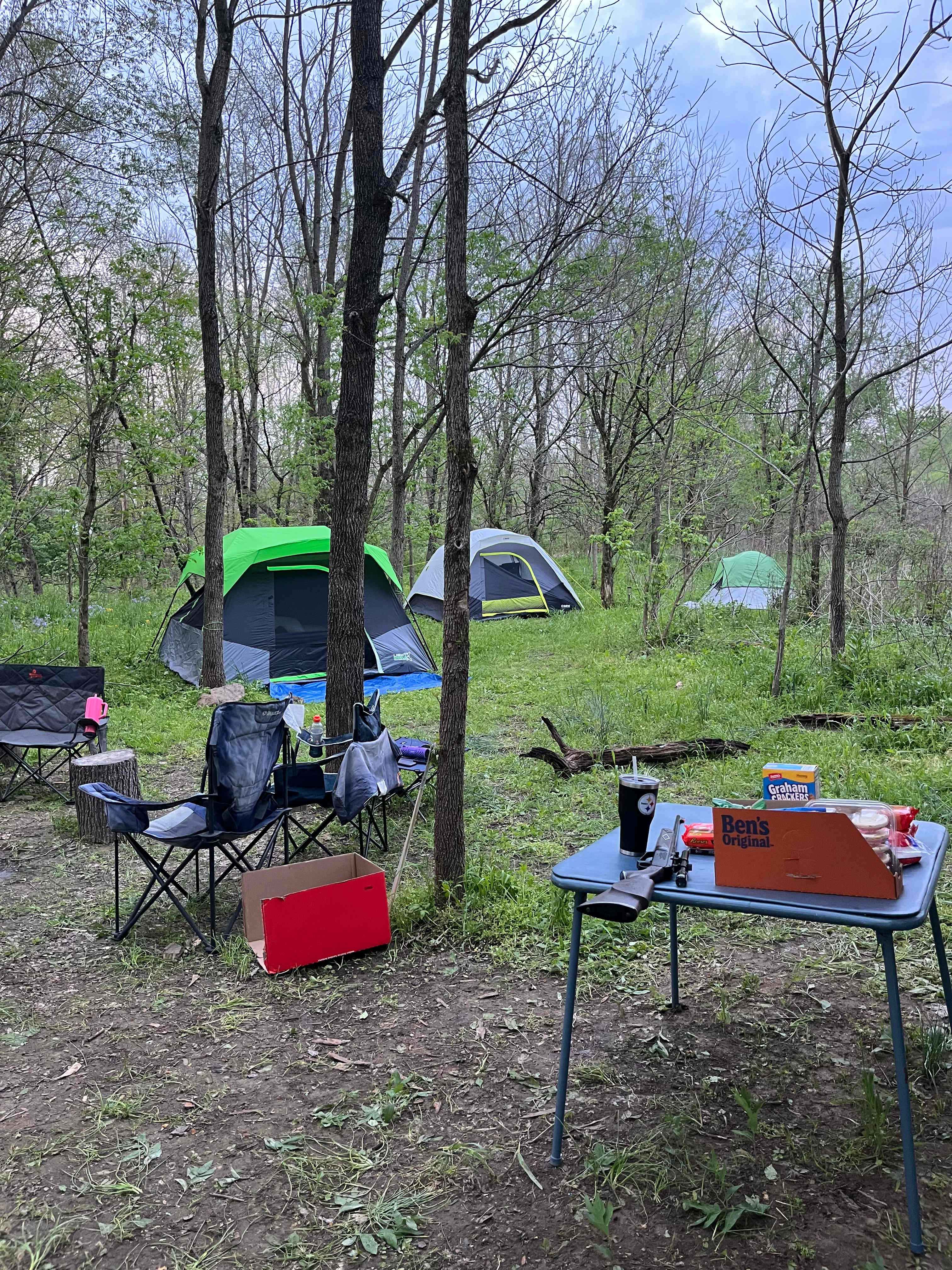 Plenty of room for all the tents 