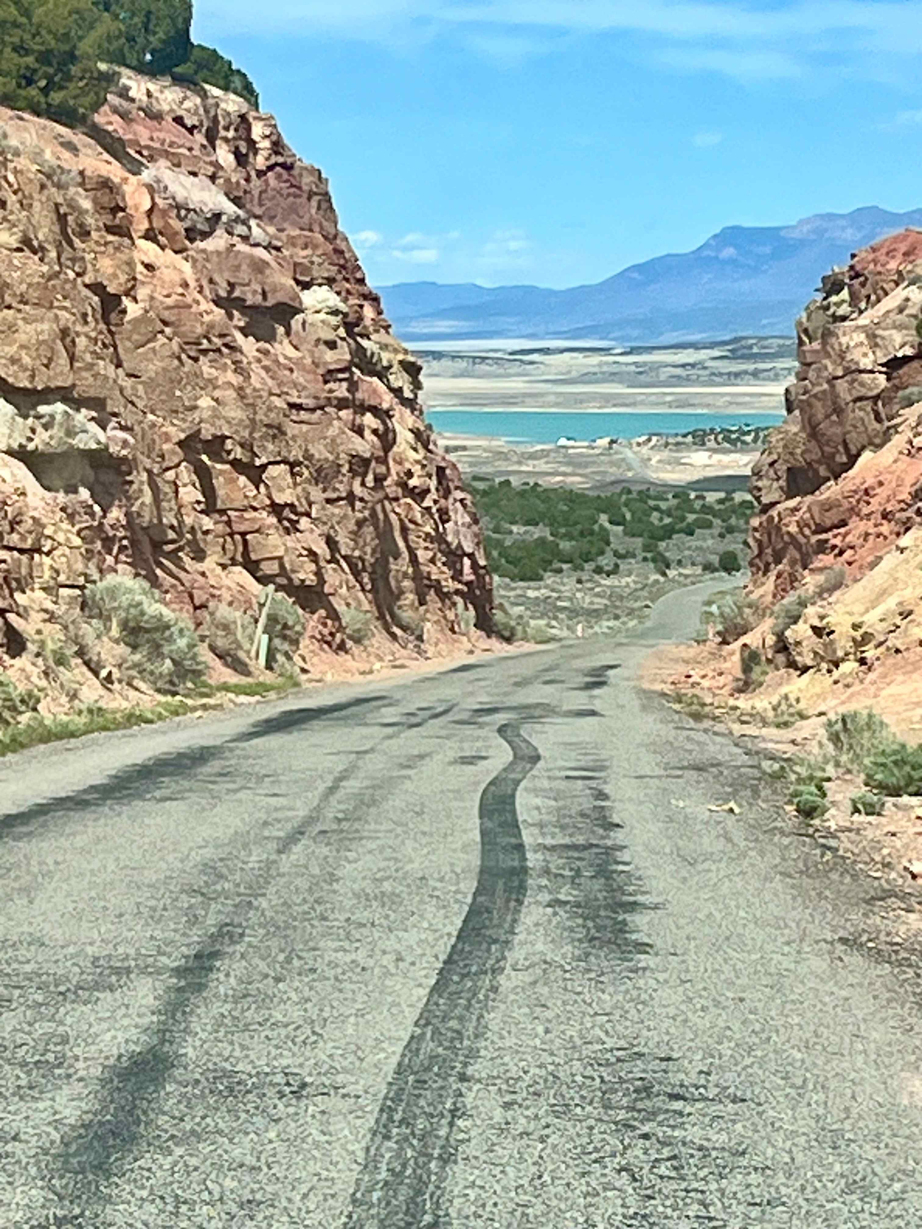 the road in 
