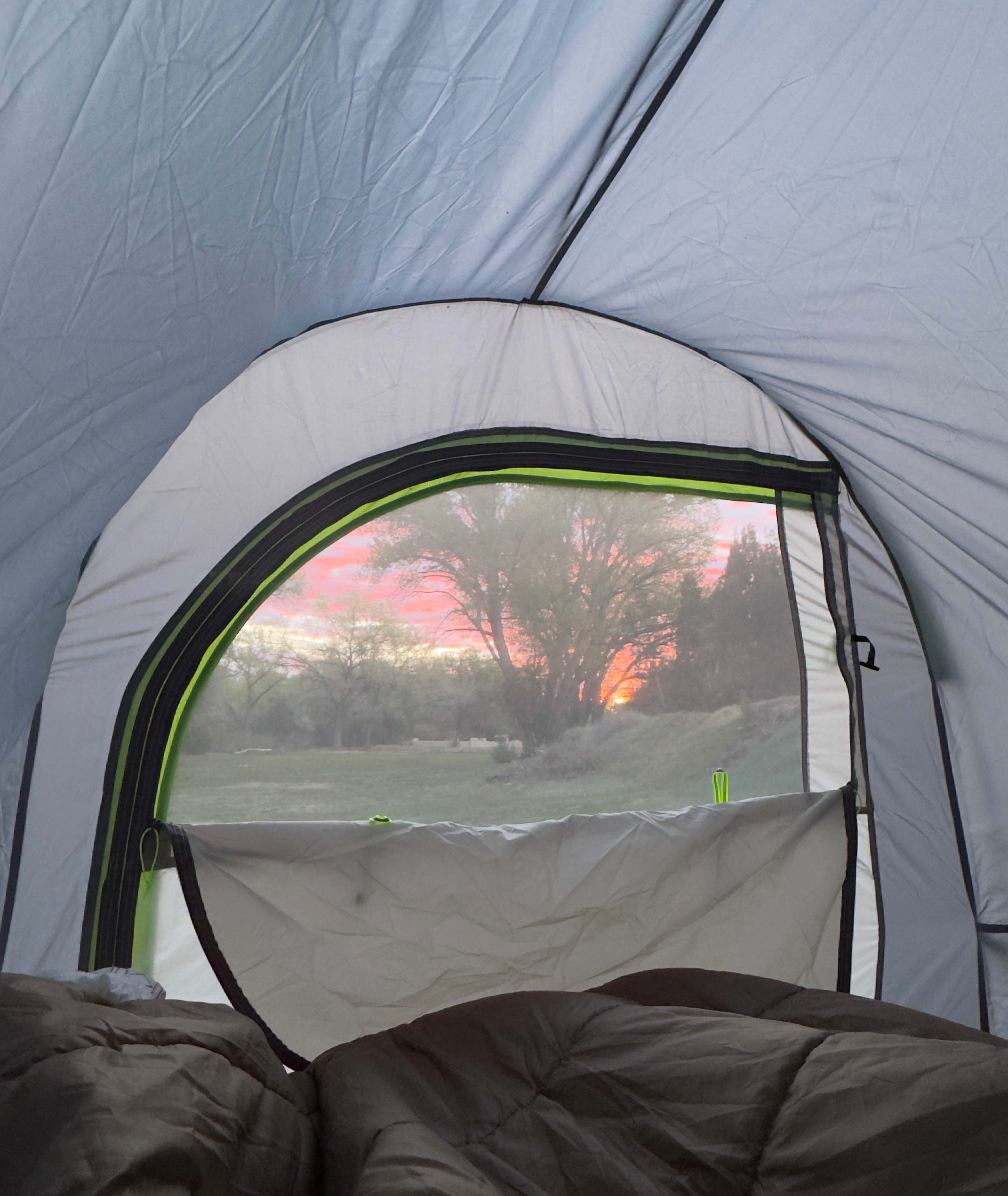 Greeted with an amazing sunrise