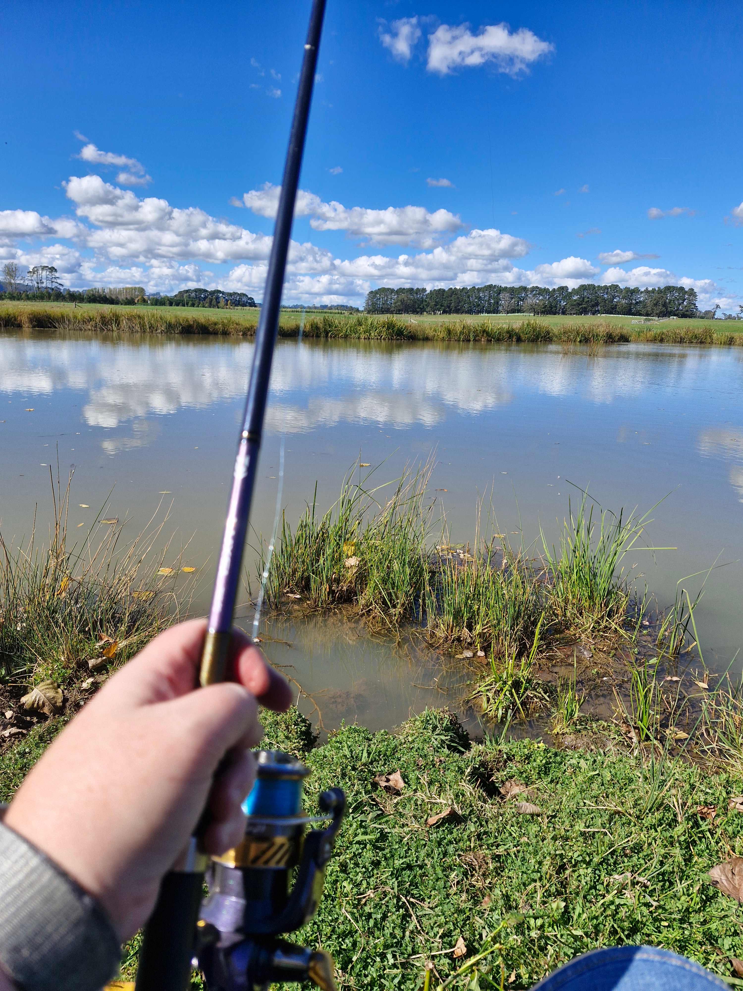 The fish didn't bite but we still had fun