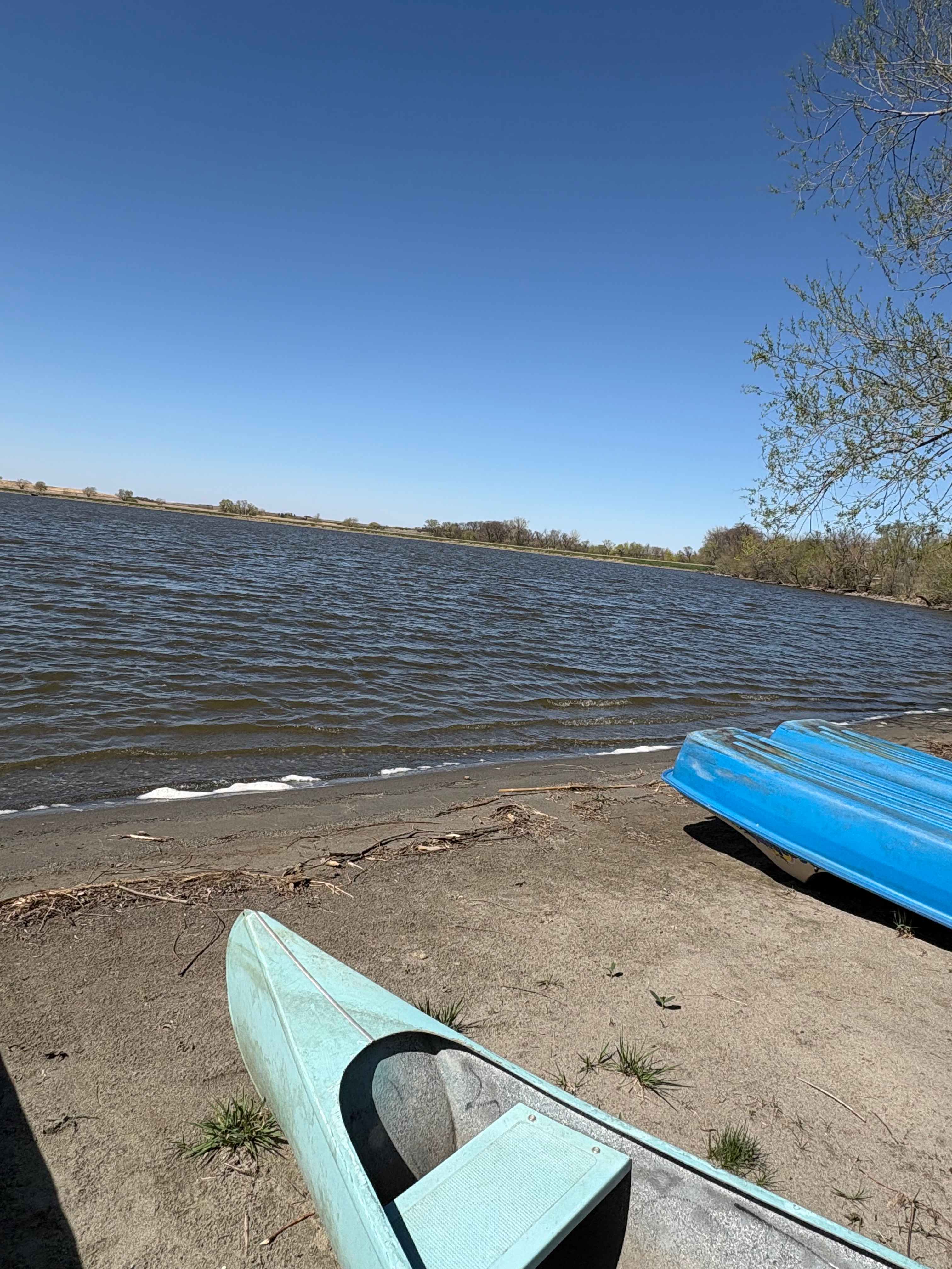 Camping on private lake