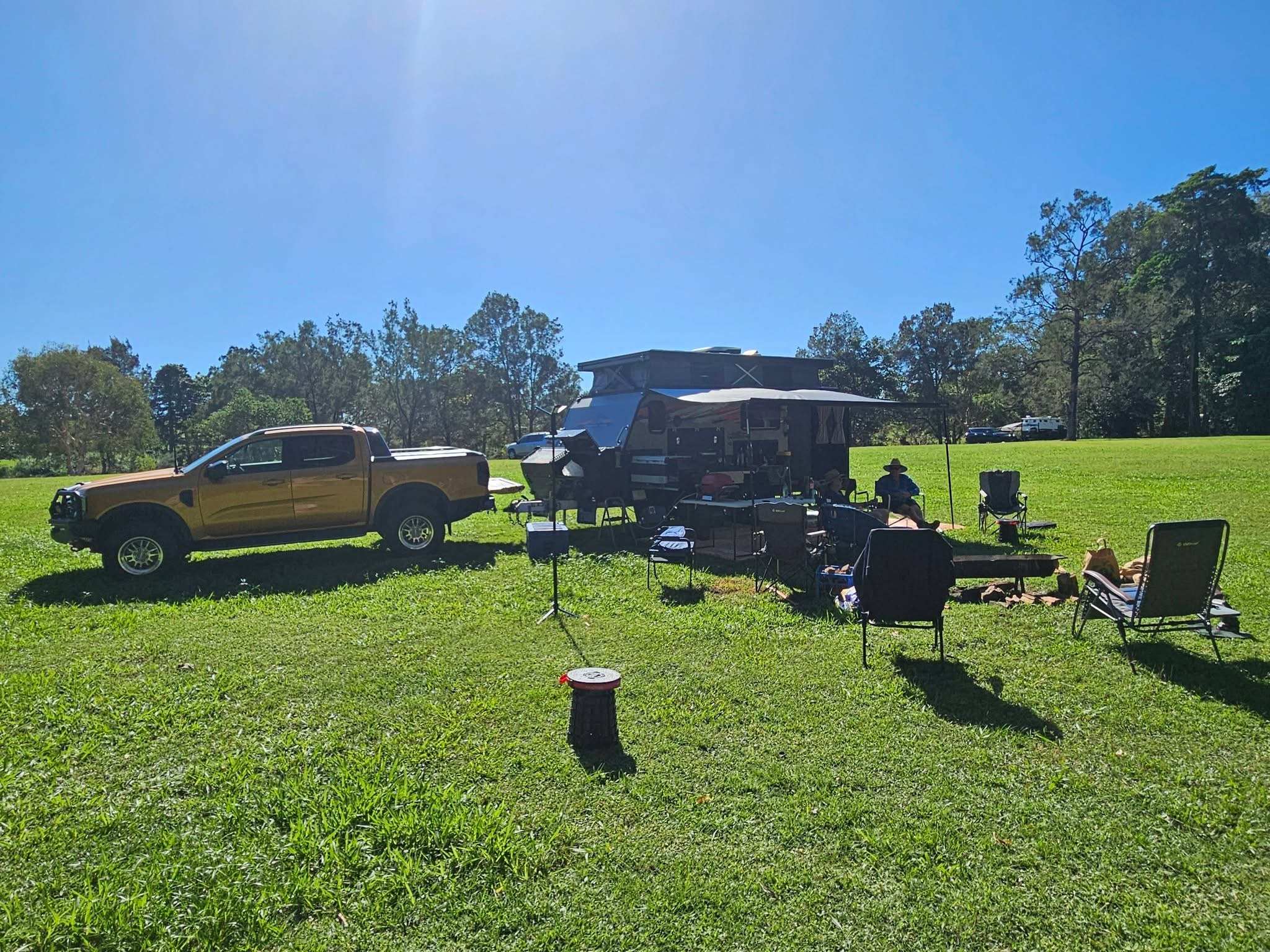 Creek and Antique Camping