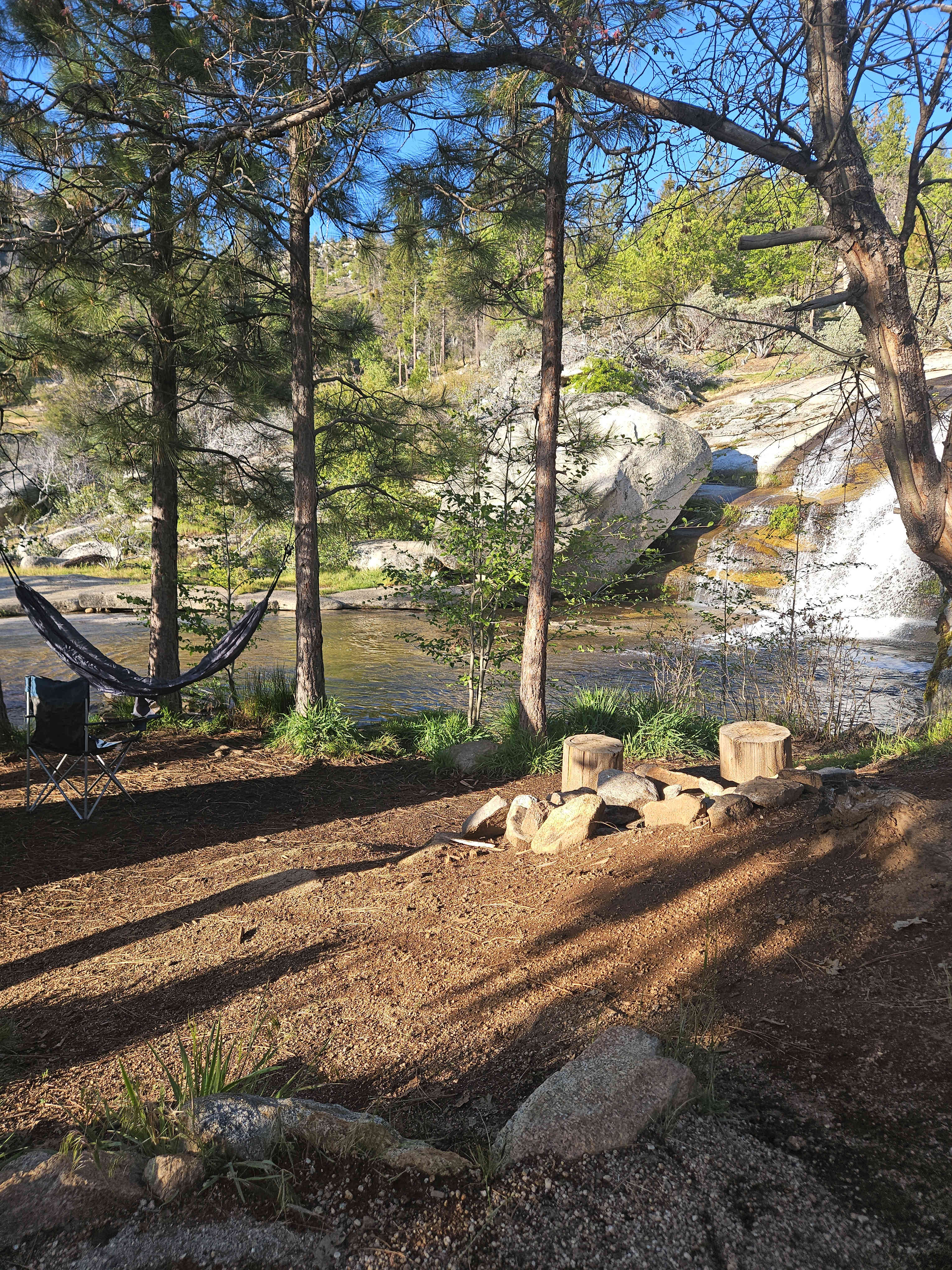 Musick Creek Falls  by Shaver Lake