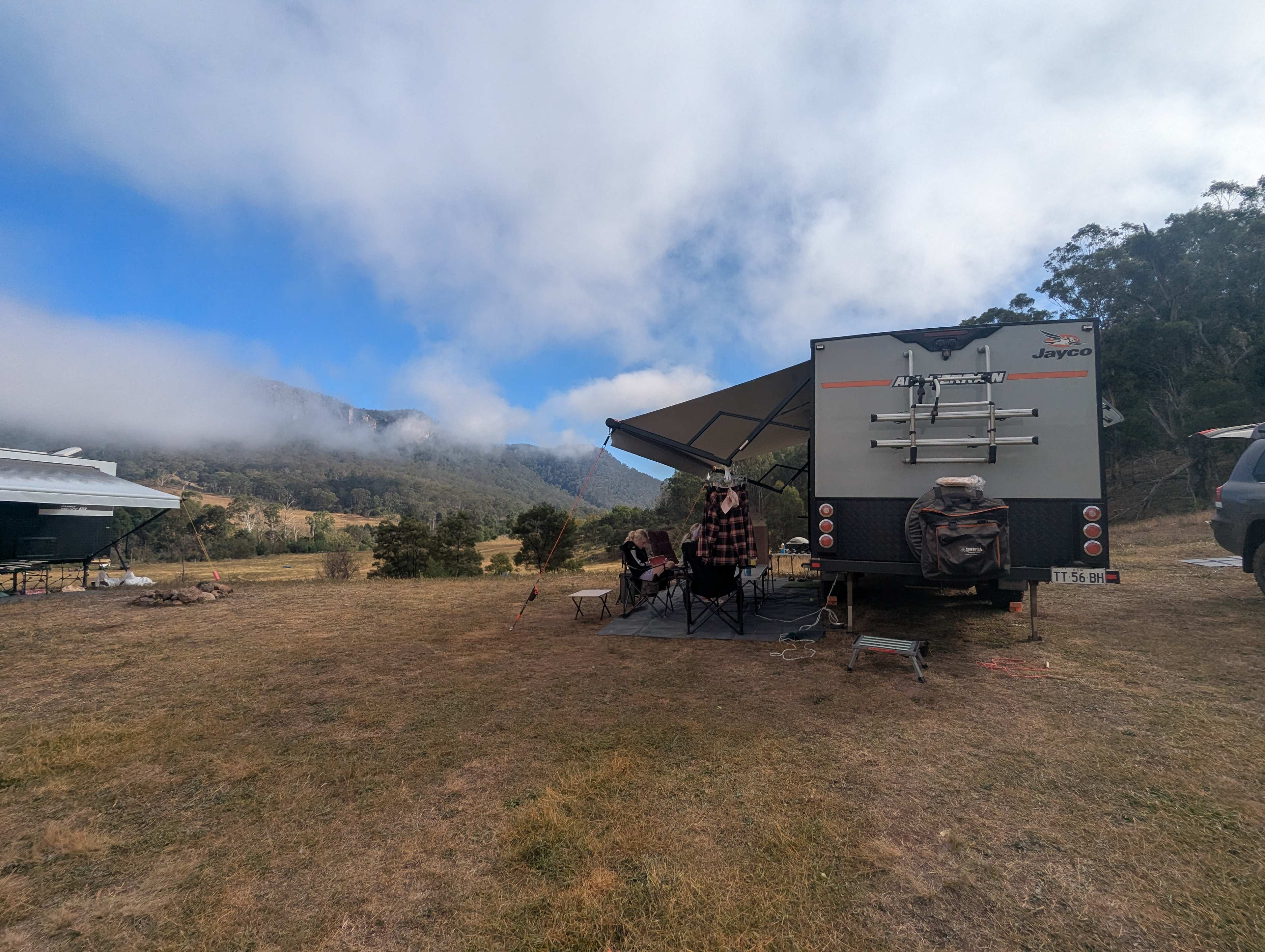 Large site area shared with friends. 