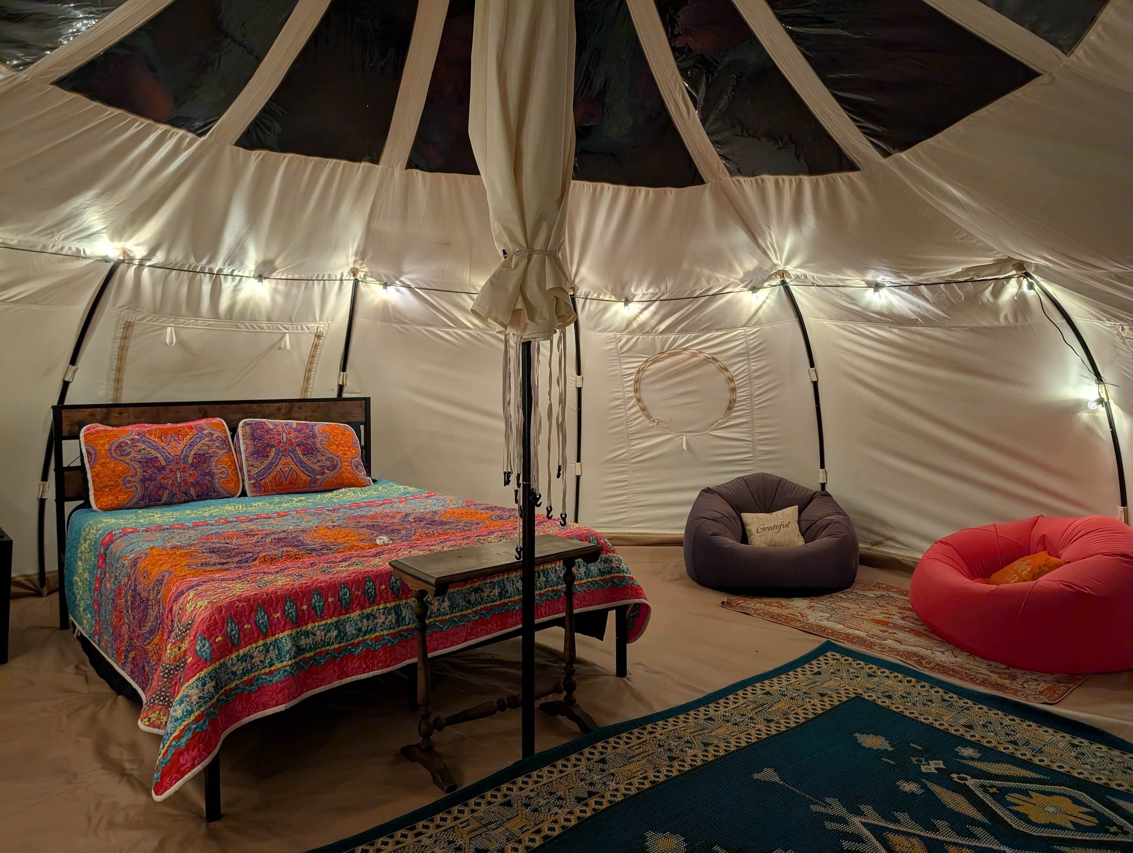 Yurt Glamping Tents + Farm Animals