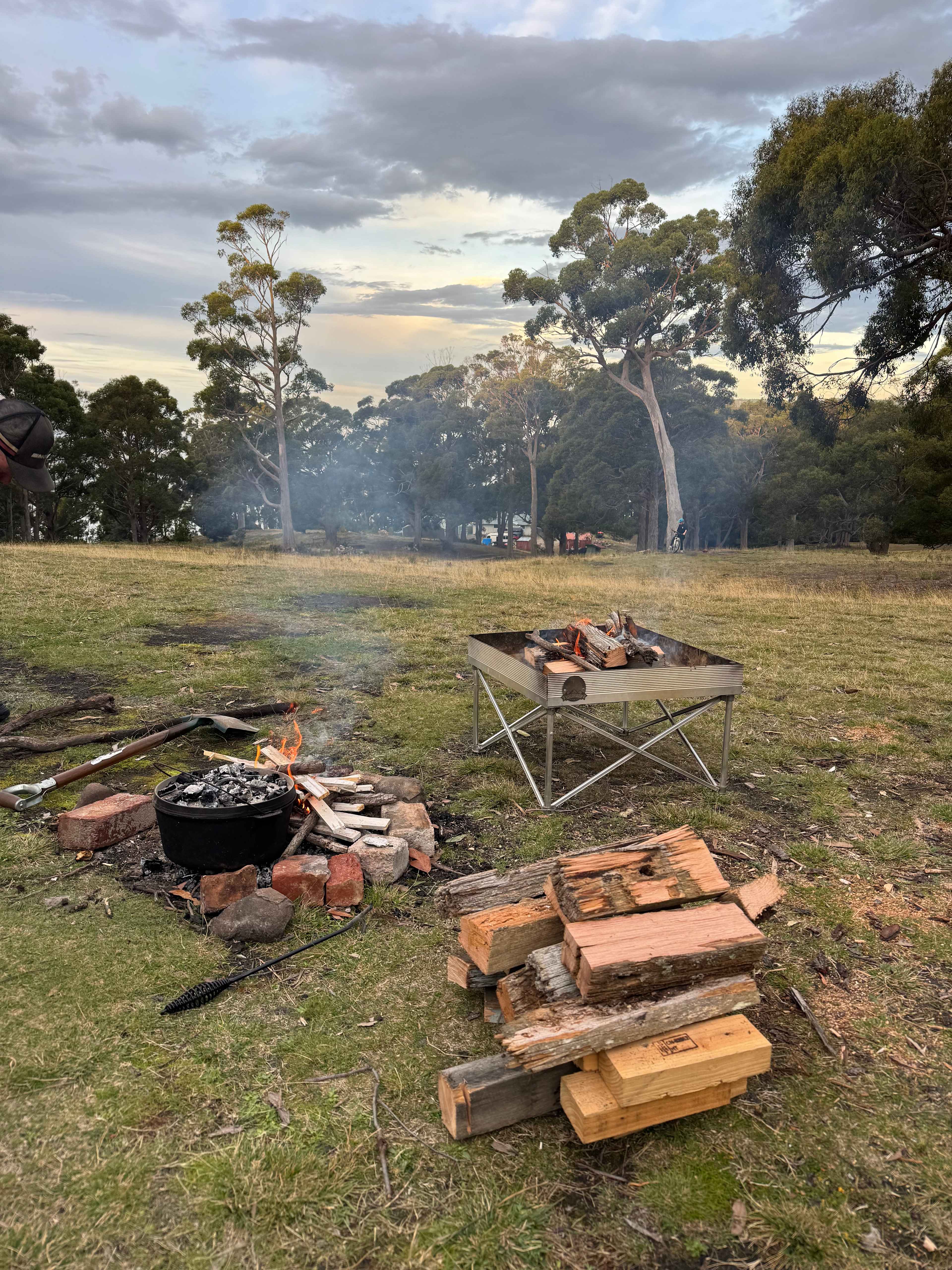Camp oven cooking