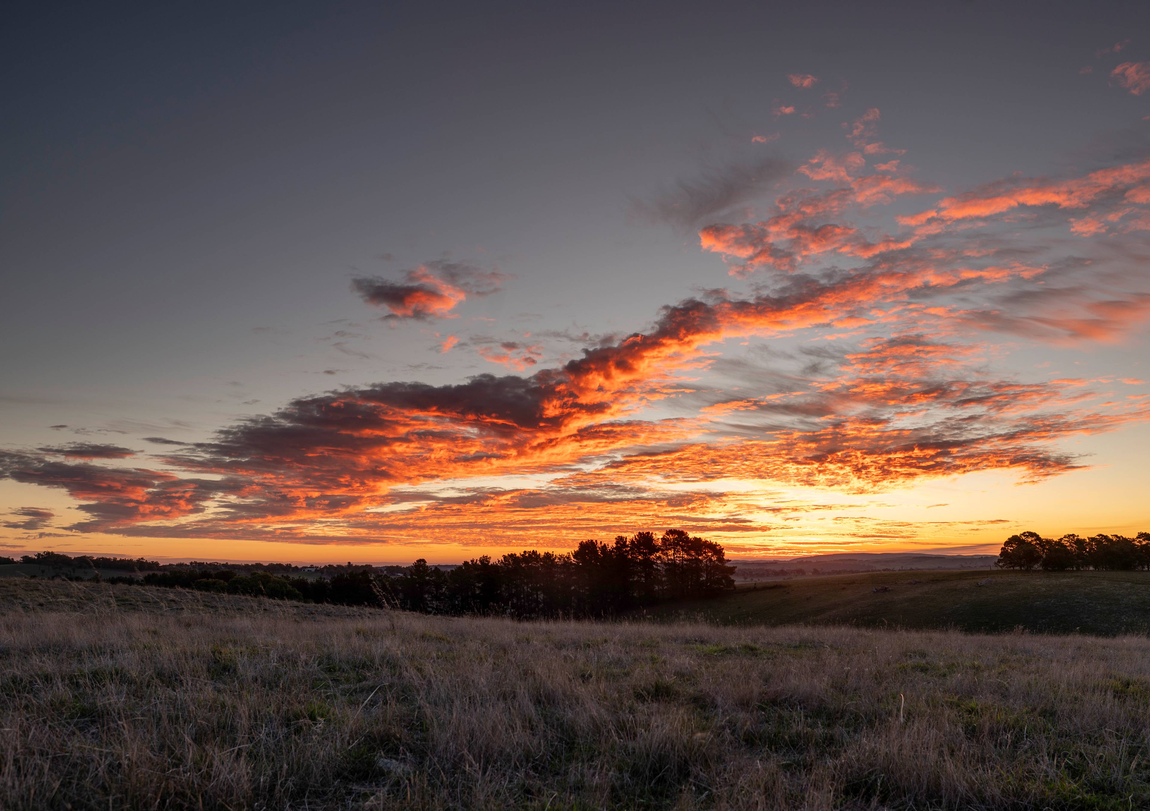 Sunset from the hill