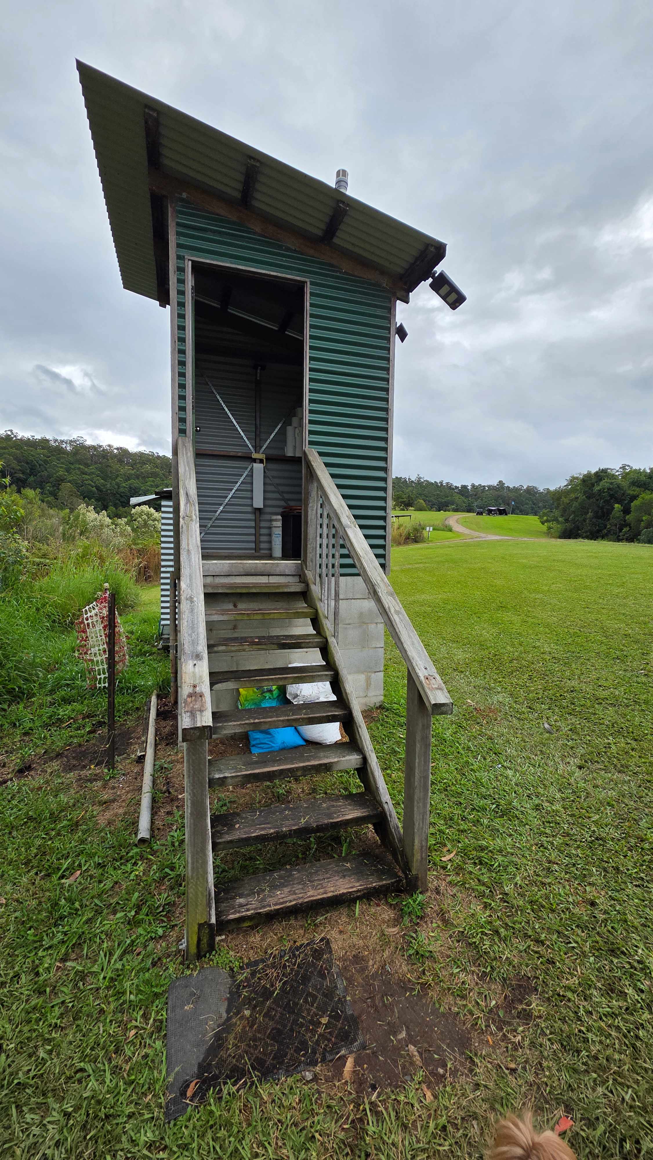 Compost toilet in camp 4