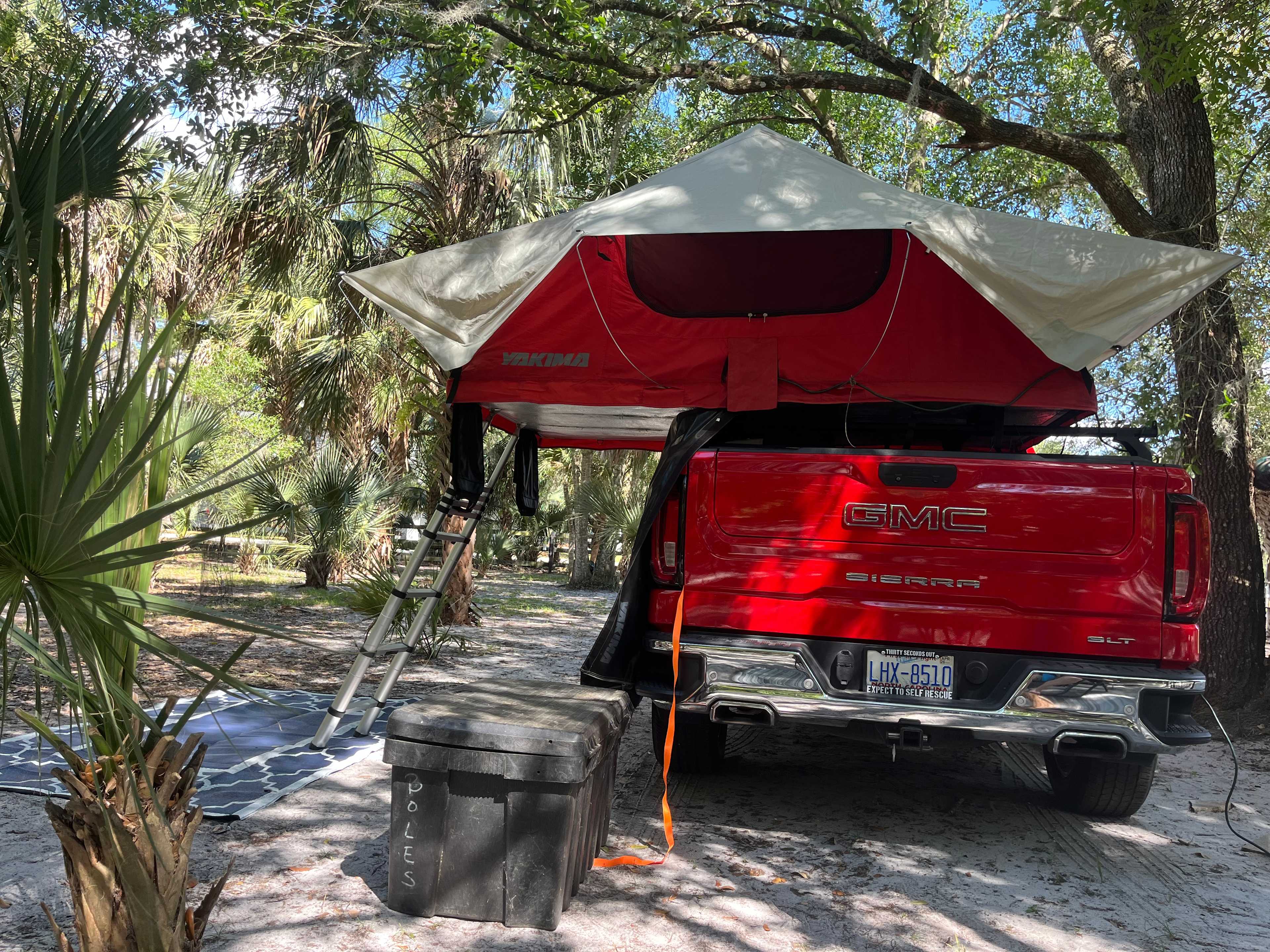 Our rooftop tent 