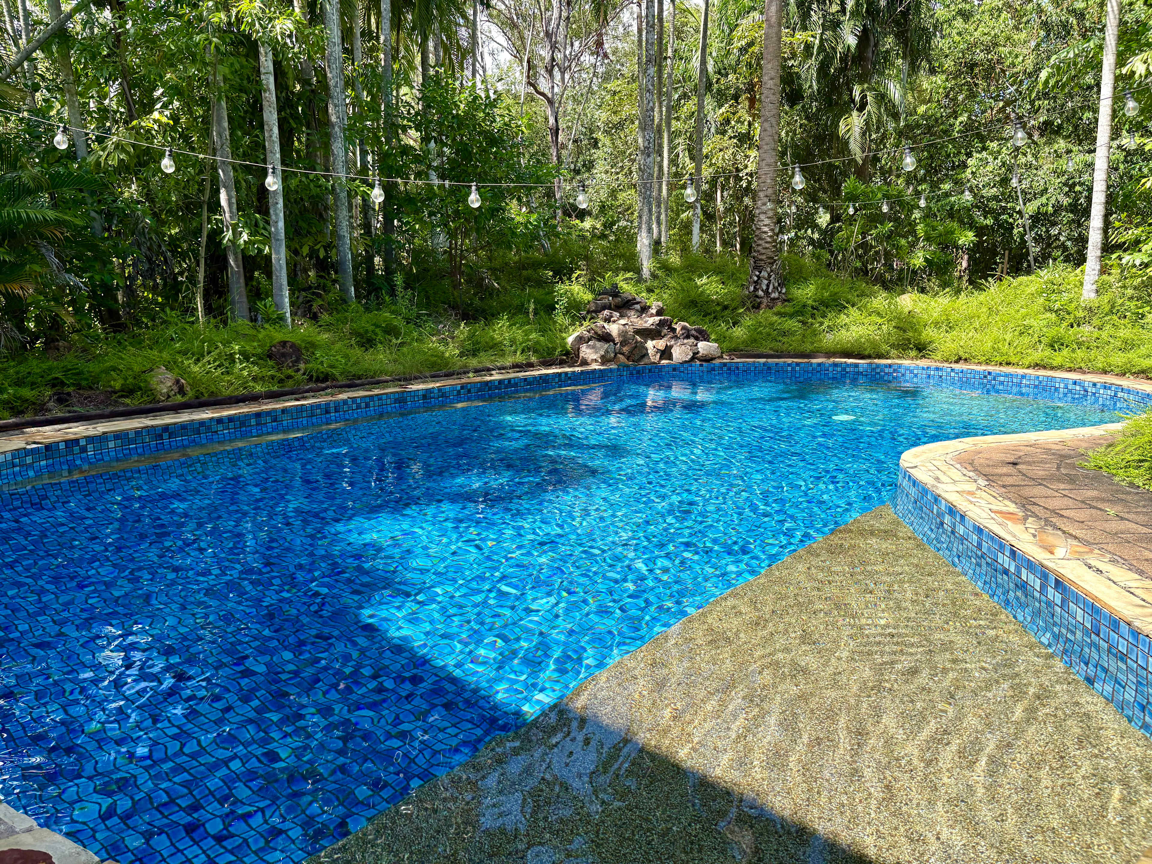 Large pool to relax in after your day venturing the NT