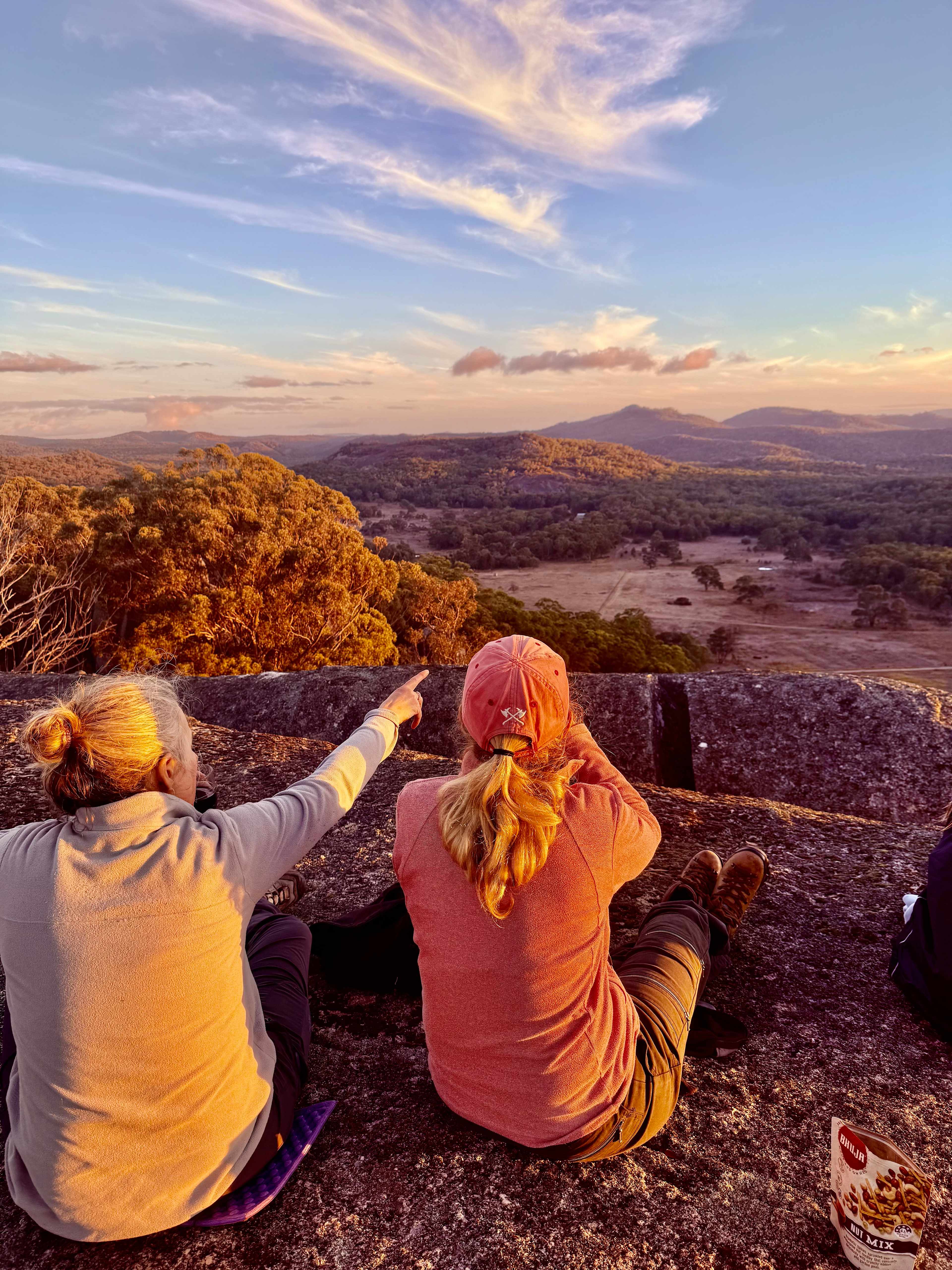 View from the top of Farrup camp