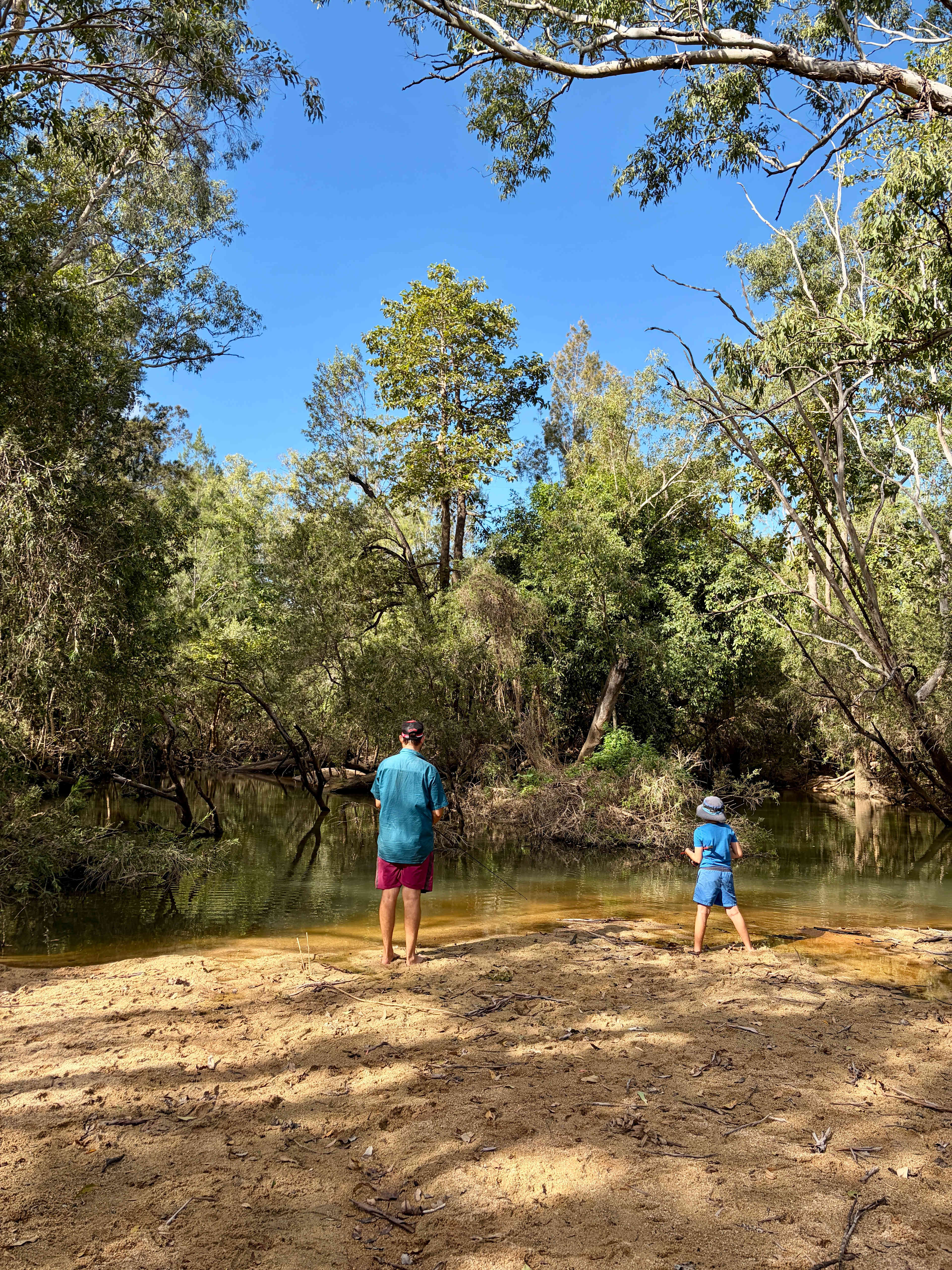 A little spot to fish for small perch 