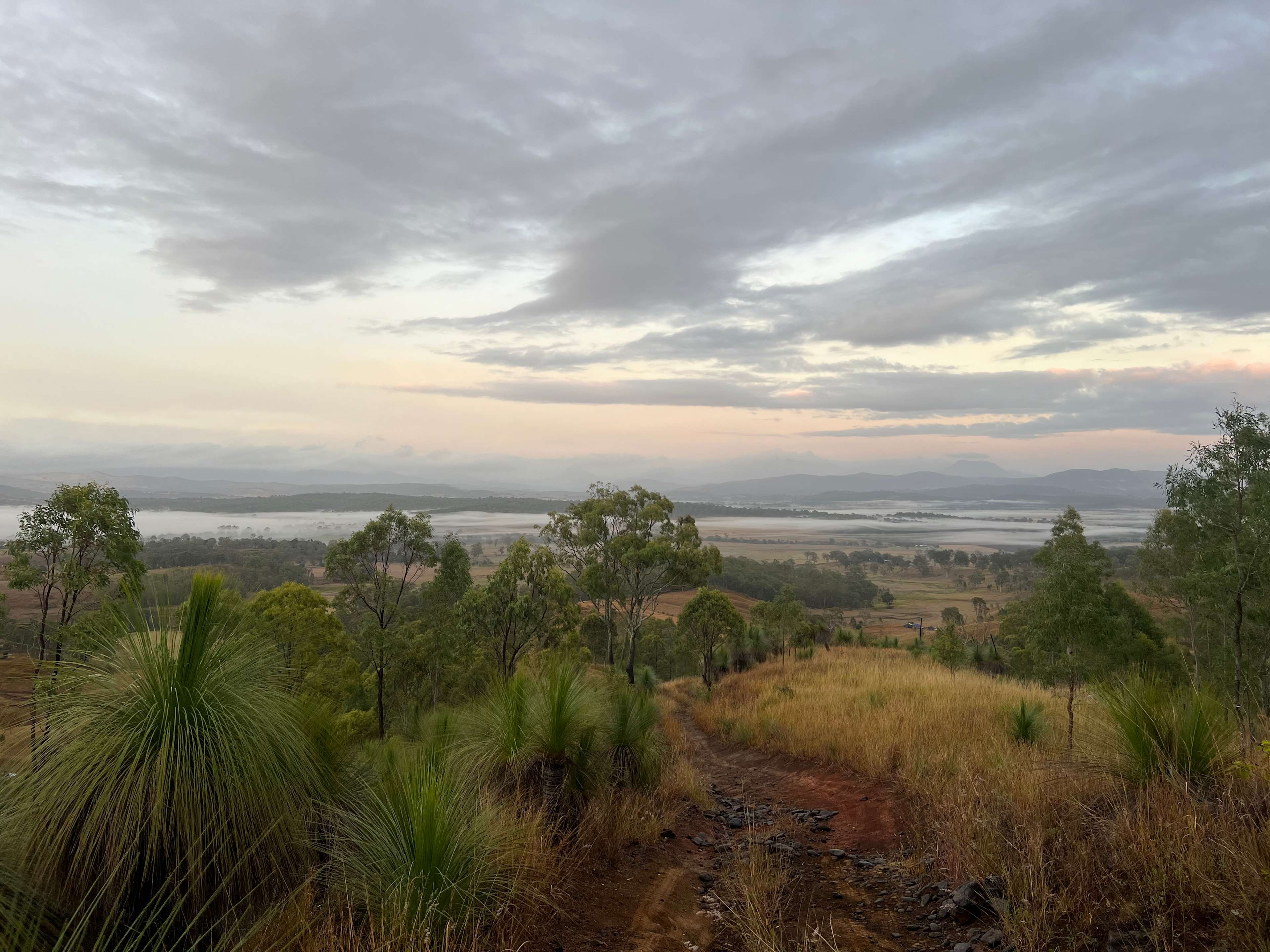 View just above camp